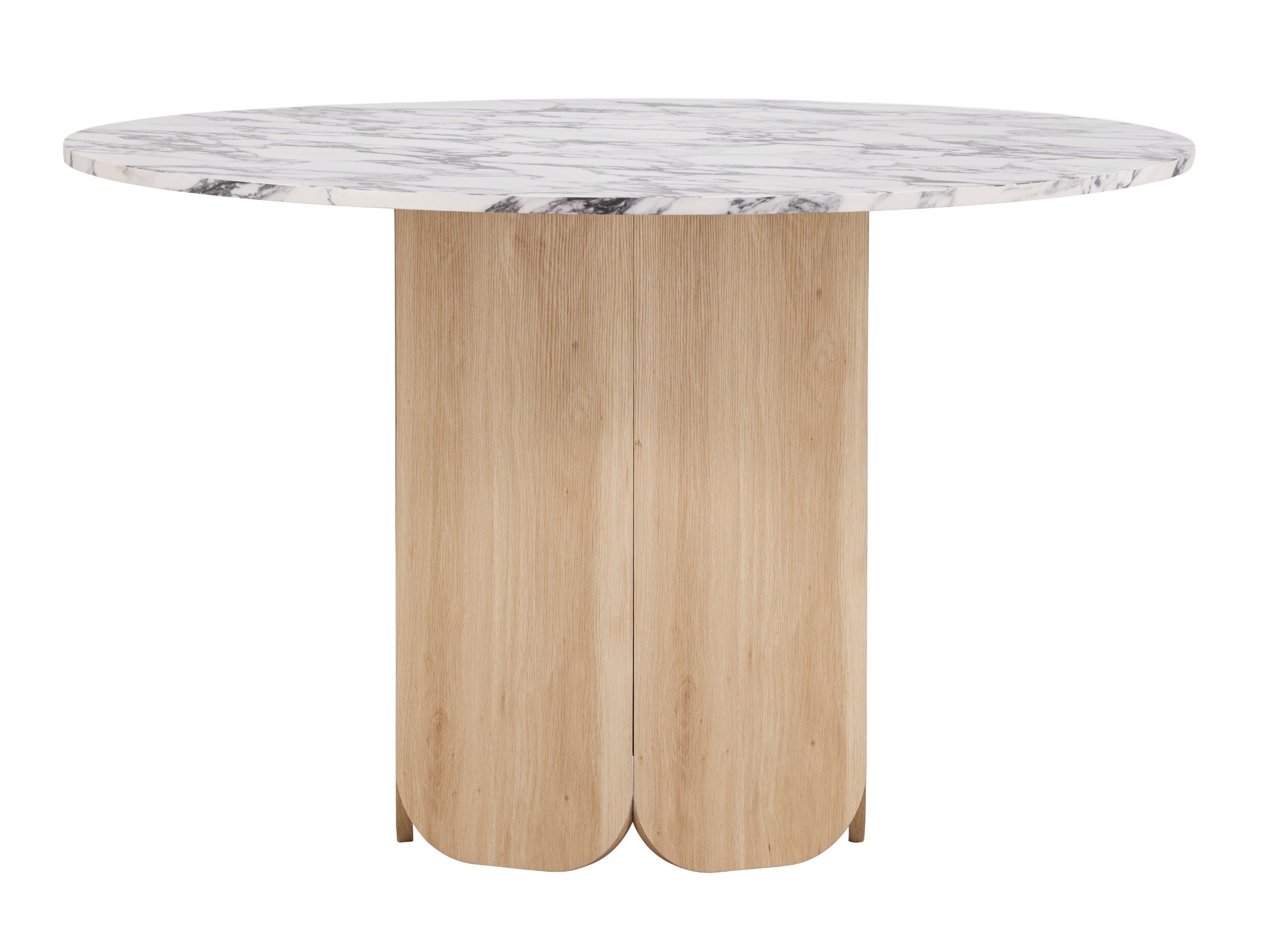 Table Dallas 4894 (Marbre gris + Brun clair)