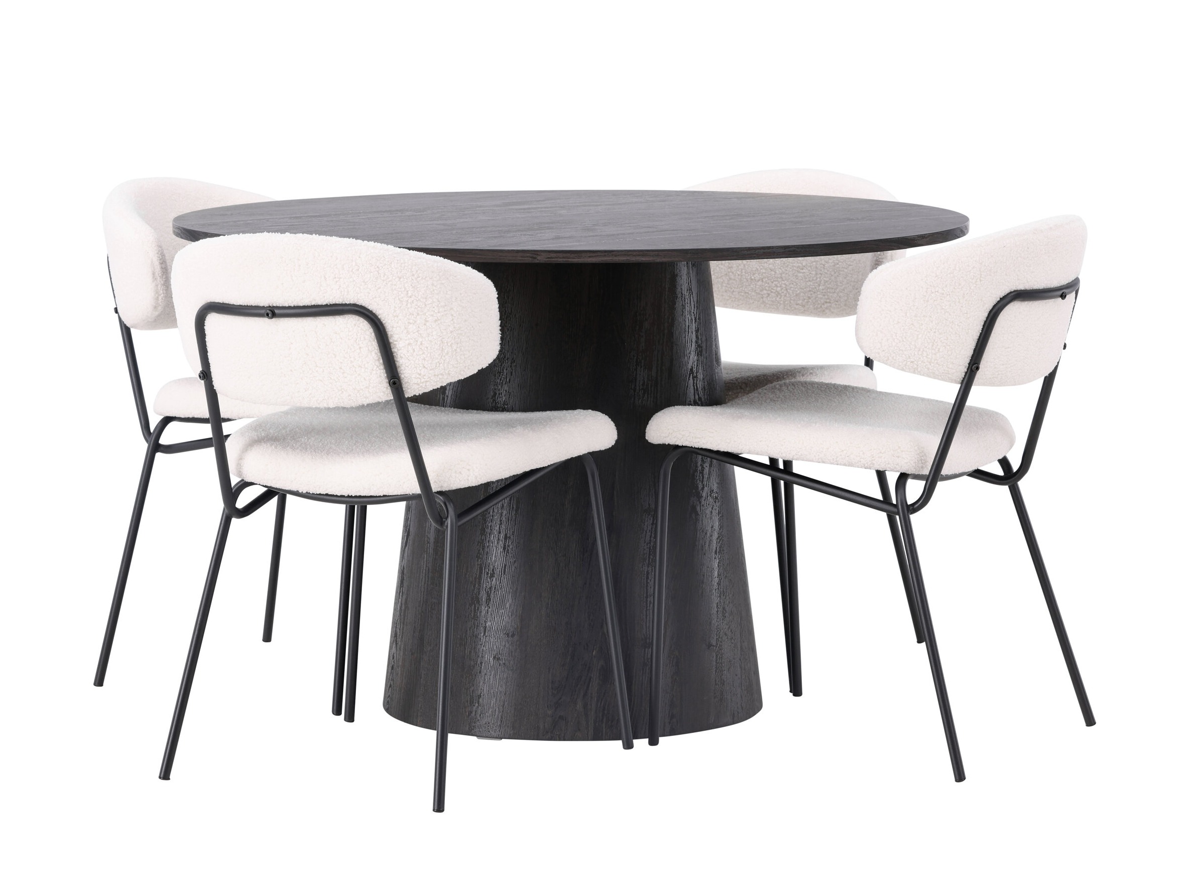 Salle à manger complète Dallas 4253 (Brun foncé)