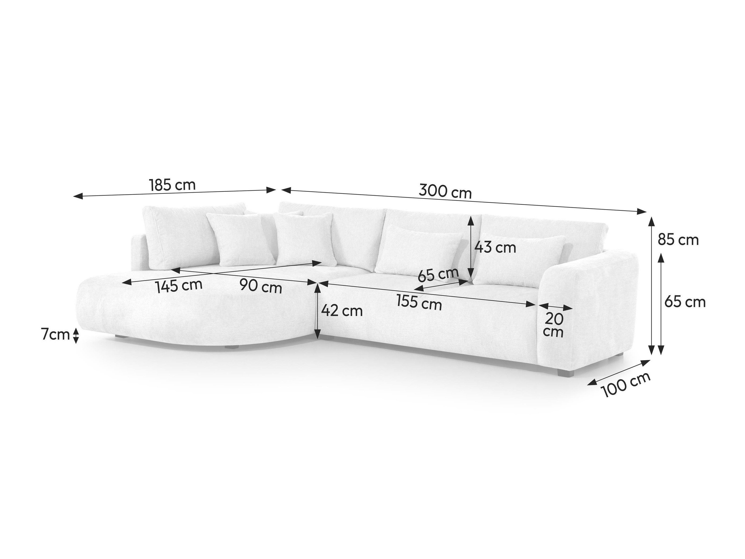 Canapé d'angle Margate 106 (Tresor 19)
