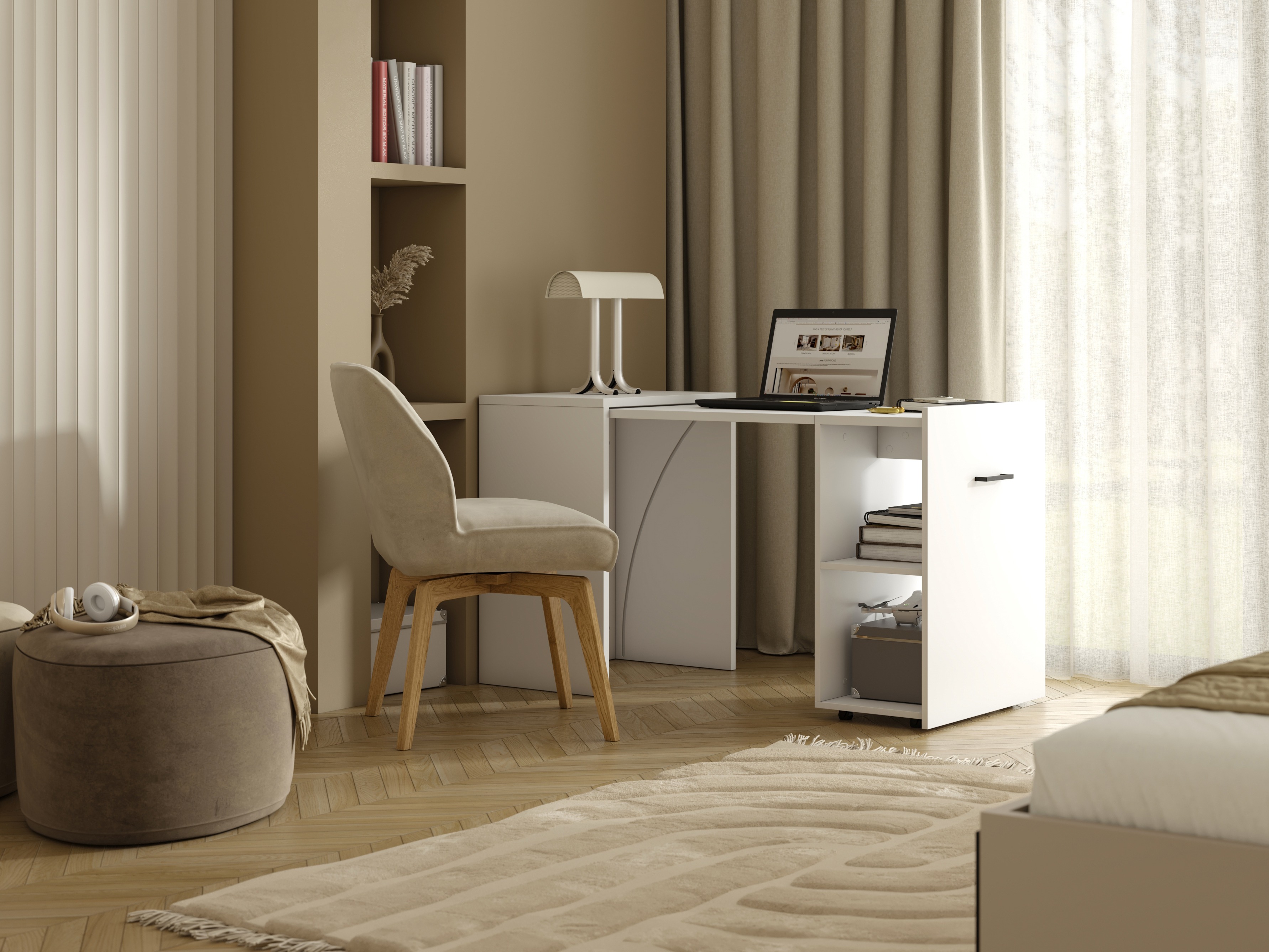 Bureau Austin 304 (Blanc)