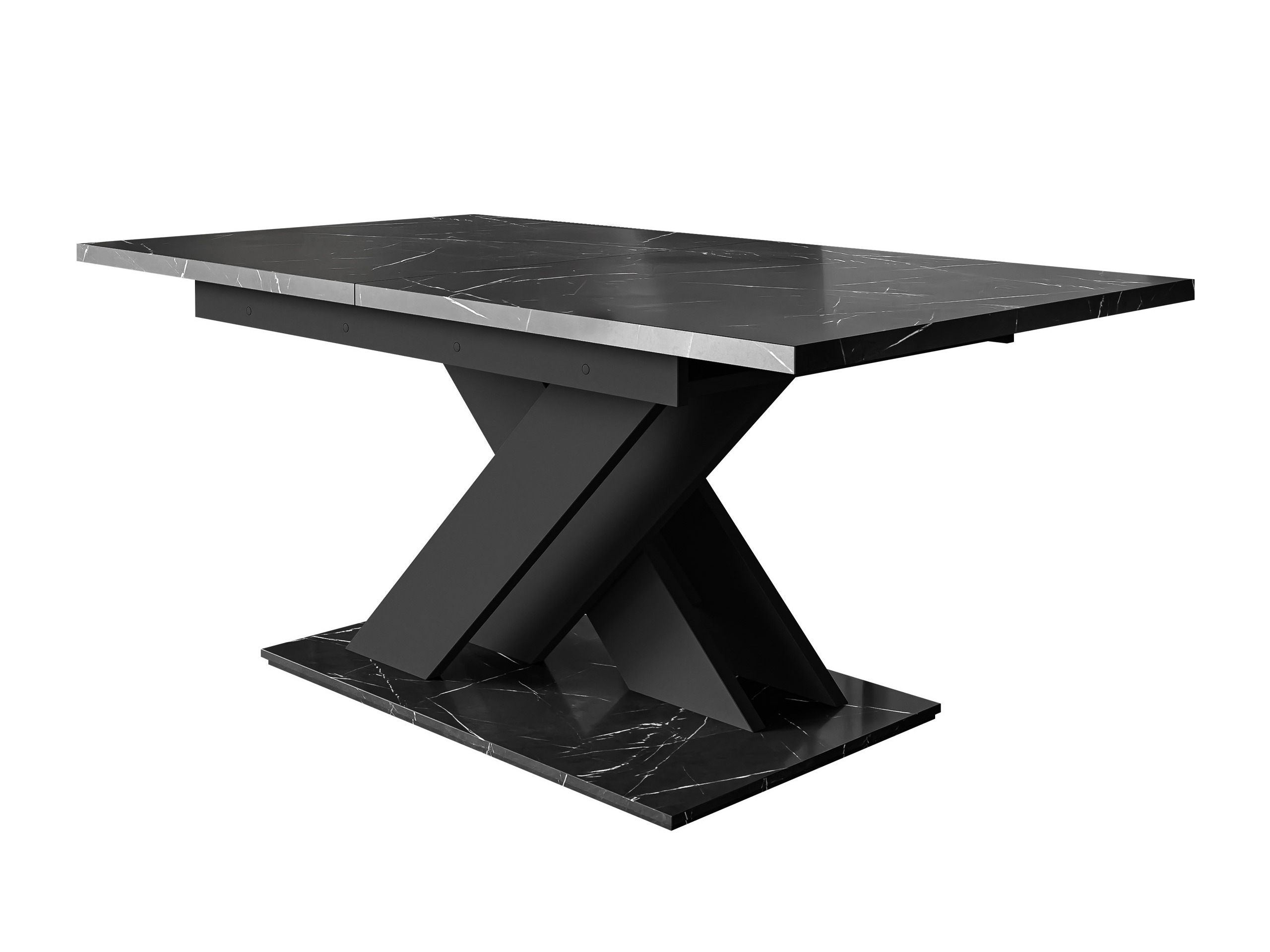 Table Decium (Marbre noir + Noir)