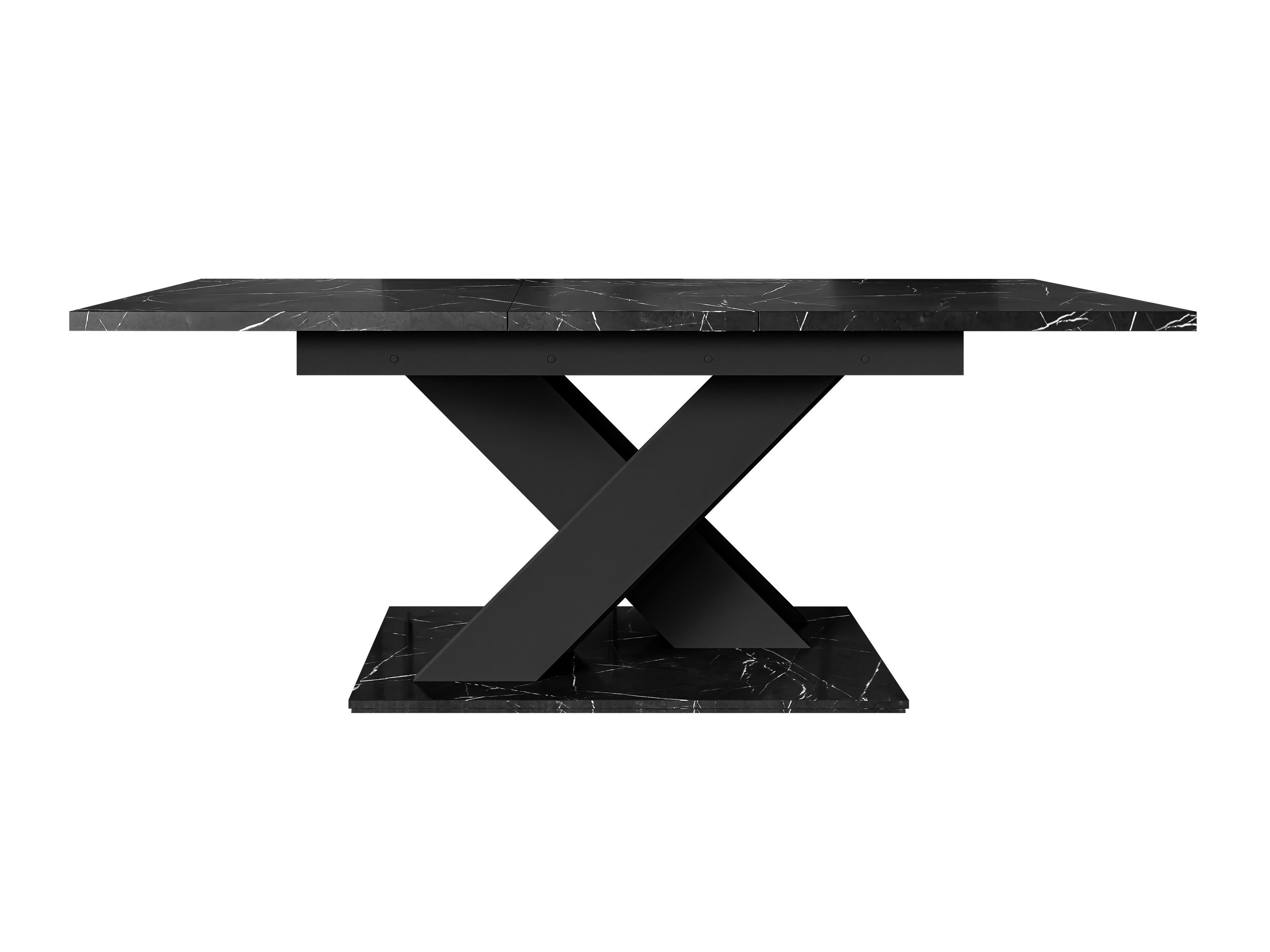 Table Decium (Marbre noir + Noir)