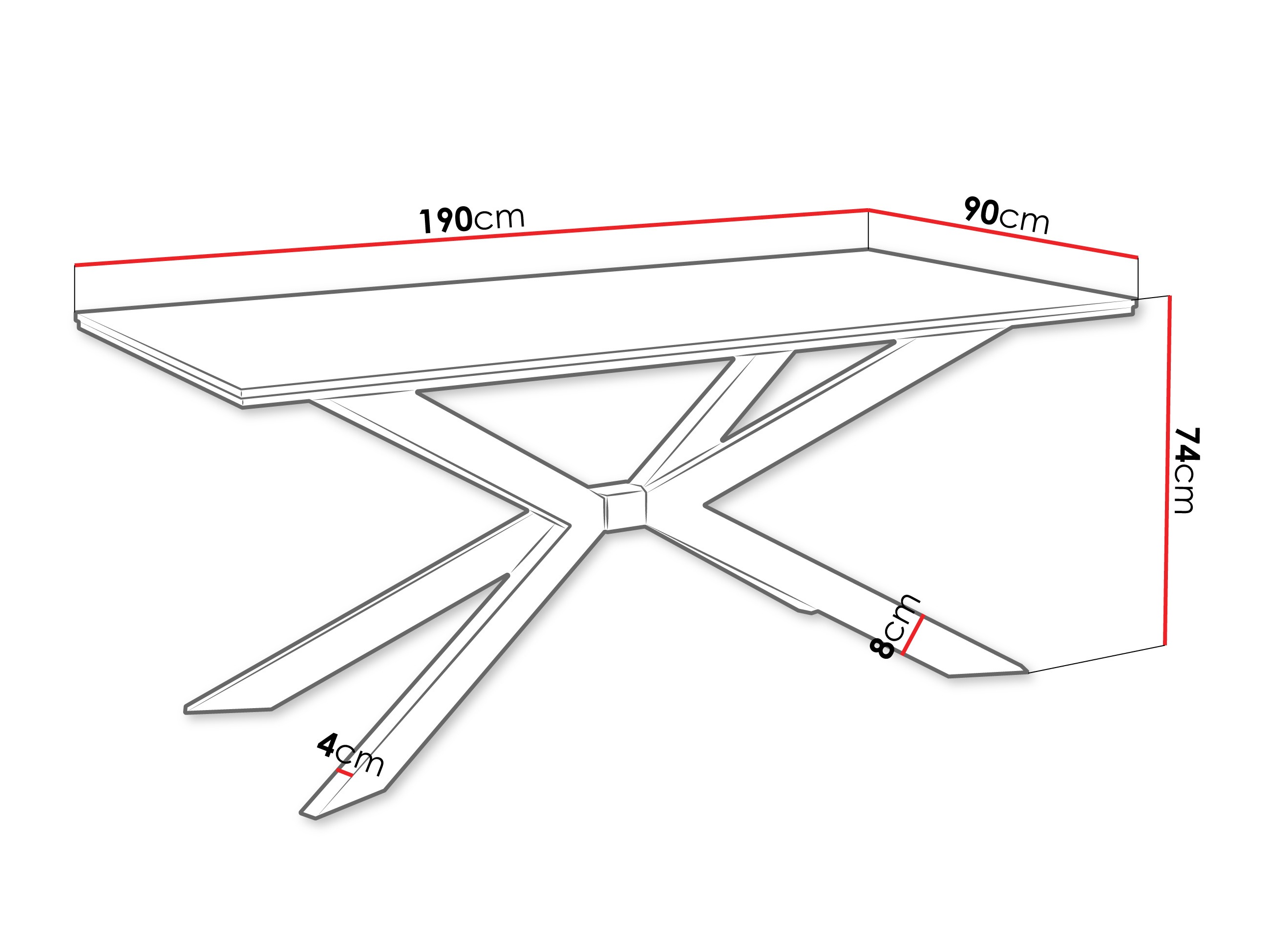 Table Goodyear 135 (Marbre noir)