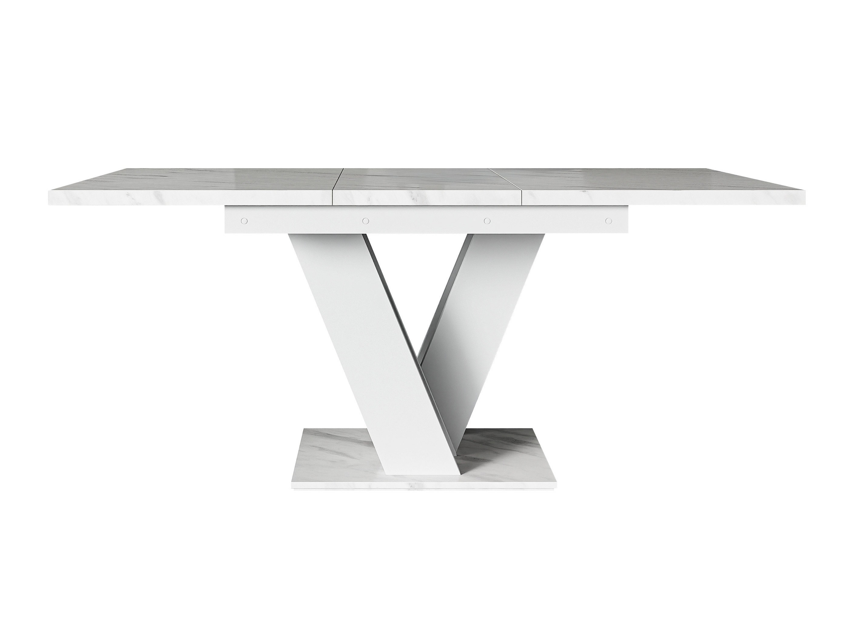 Table Musus (Marbre blanc + Blanc)