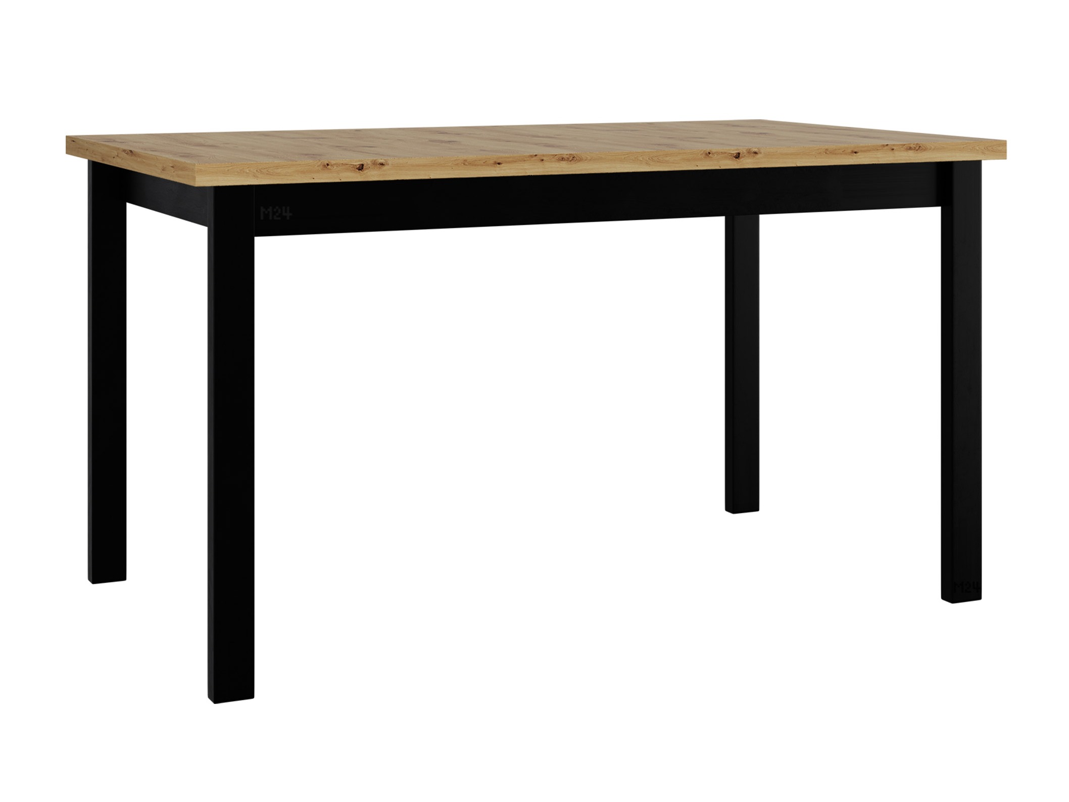Table Victorville 377 (Chêne Artisan + Noir)