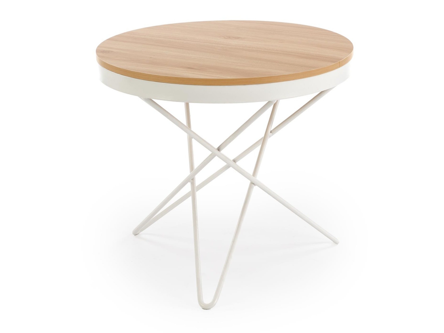 Table basse Houston 2063 (Brun clair + Blanc)