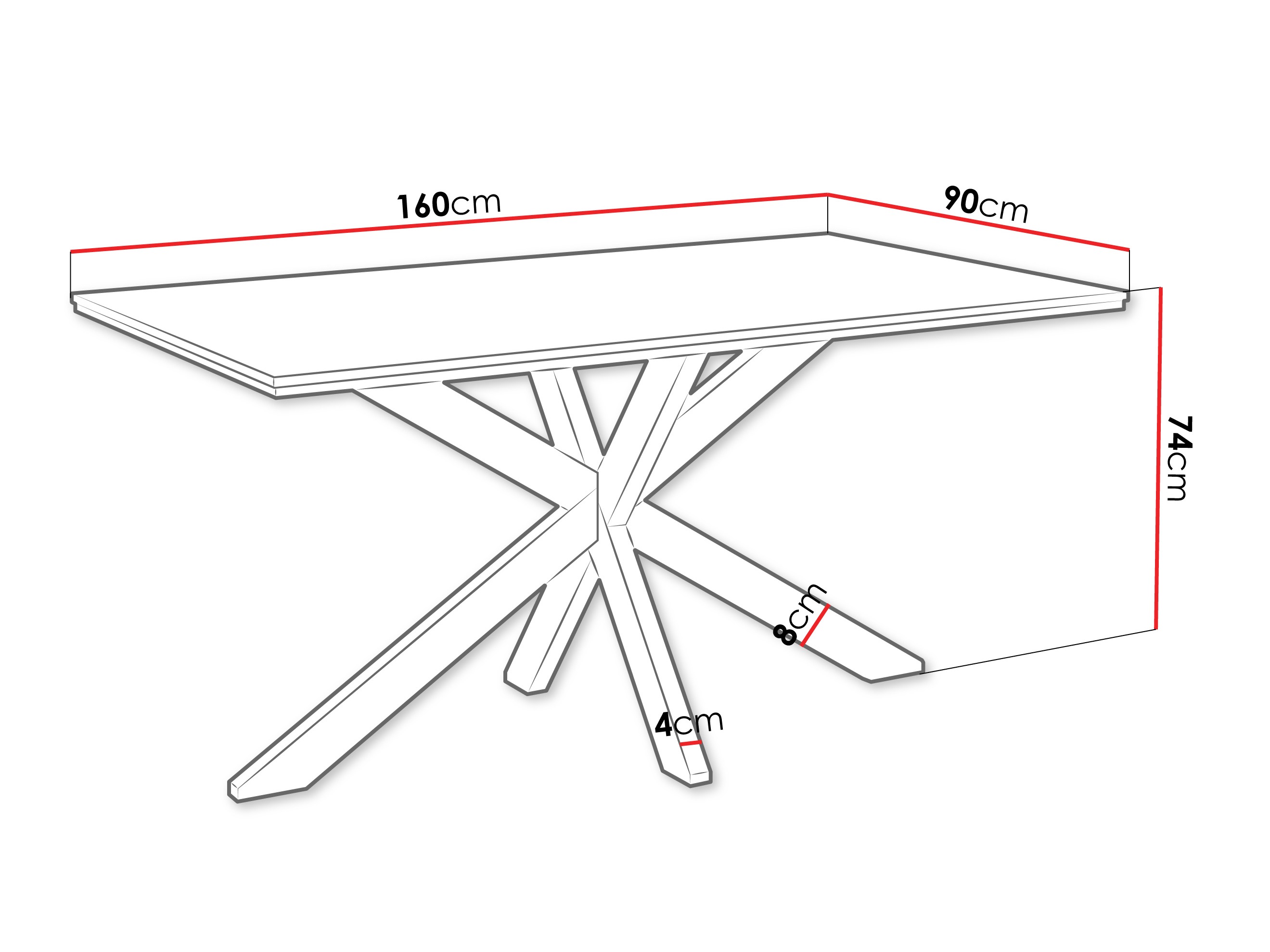 Table Goodyear 136 (Chêne wotan)