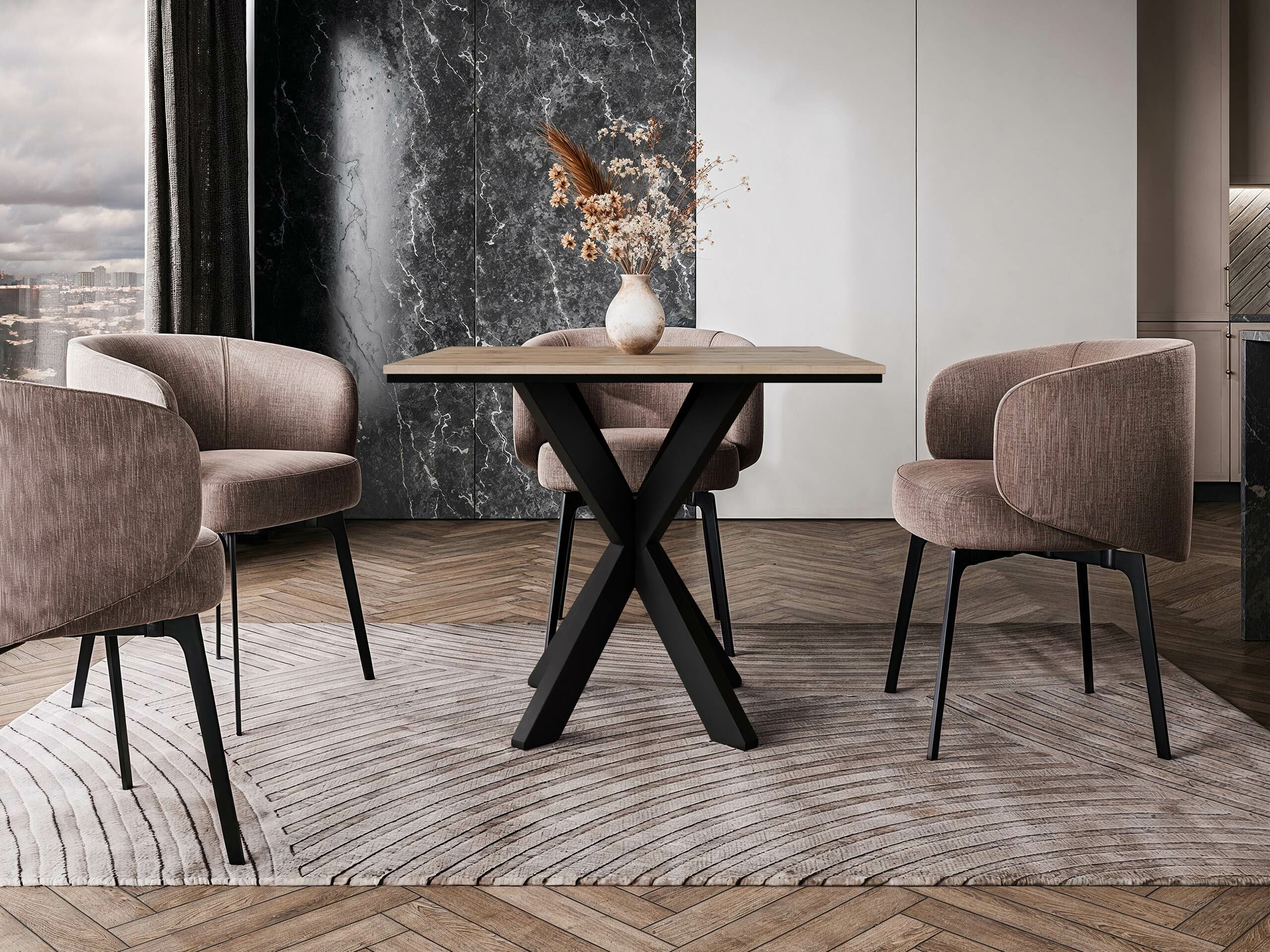 Table Goodyear 137 (Chêne wotan)