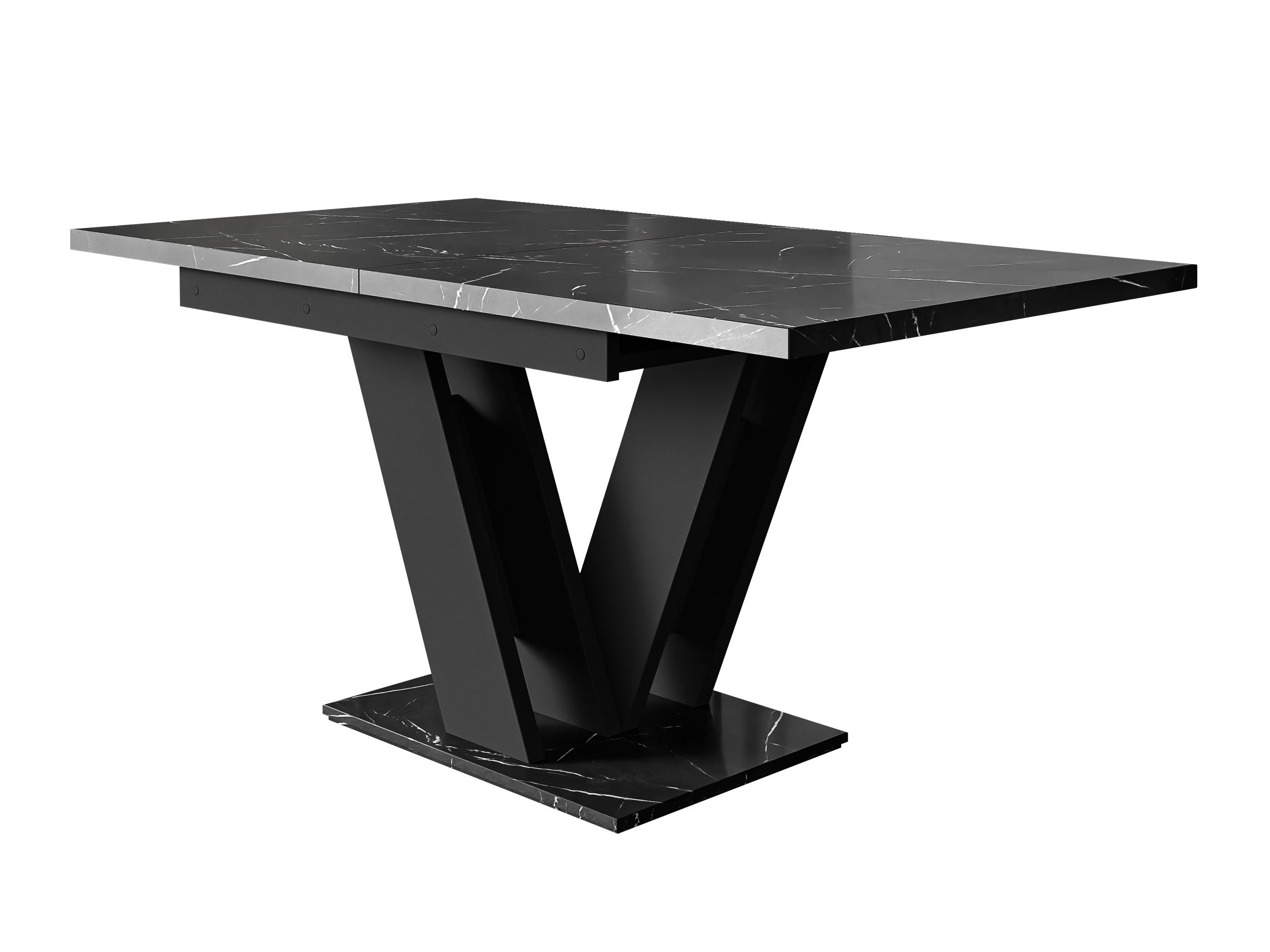 Table Musus (Marbre noir + Noir)