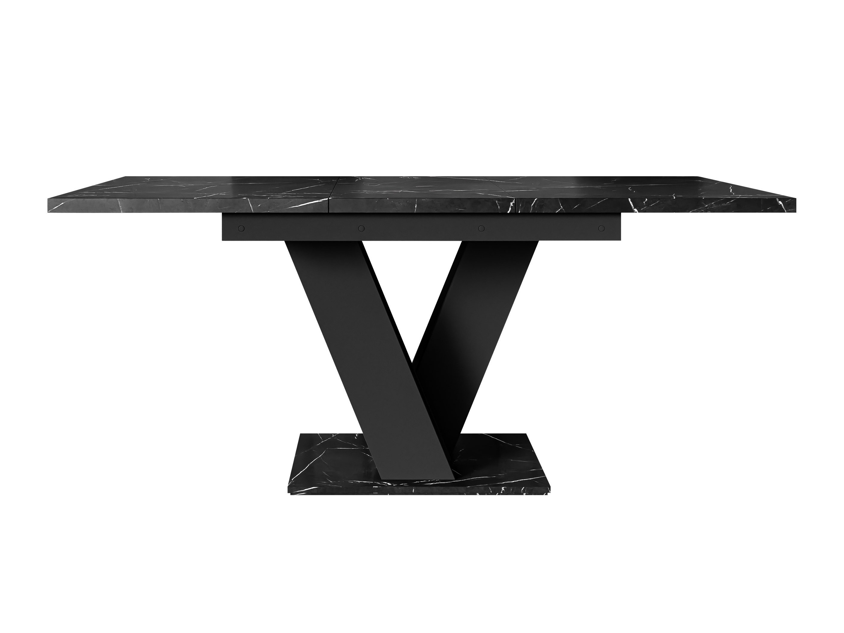 Table Musus (Marbre noir + Noir)