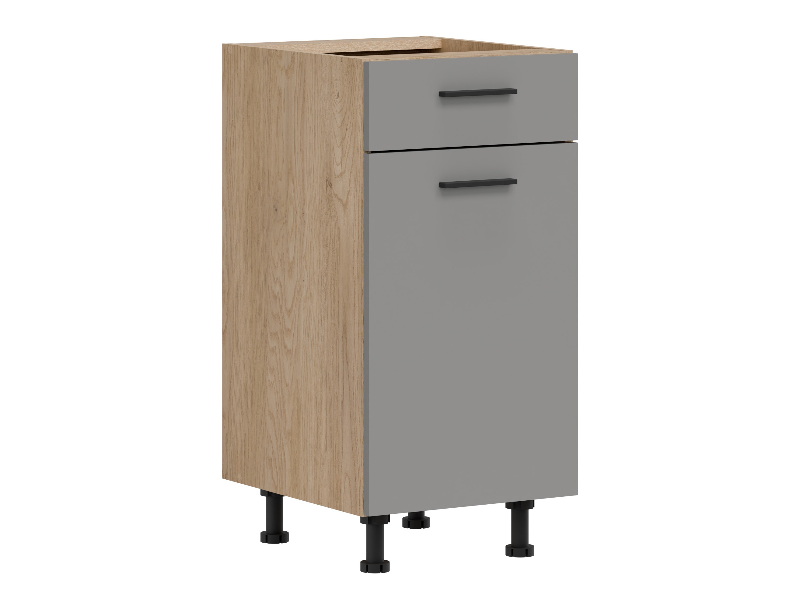 Armoire modulaire avec tiroirs et portes Ati Grey 102