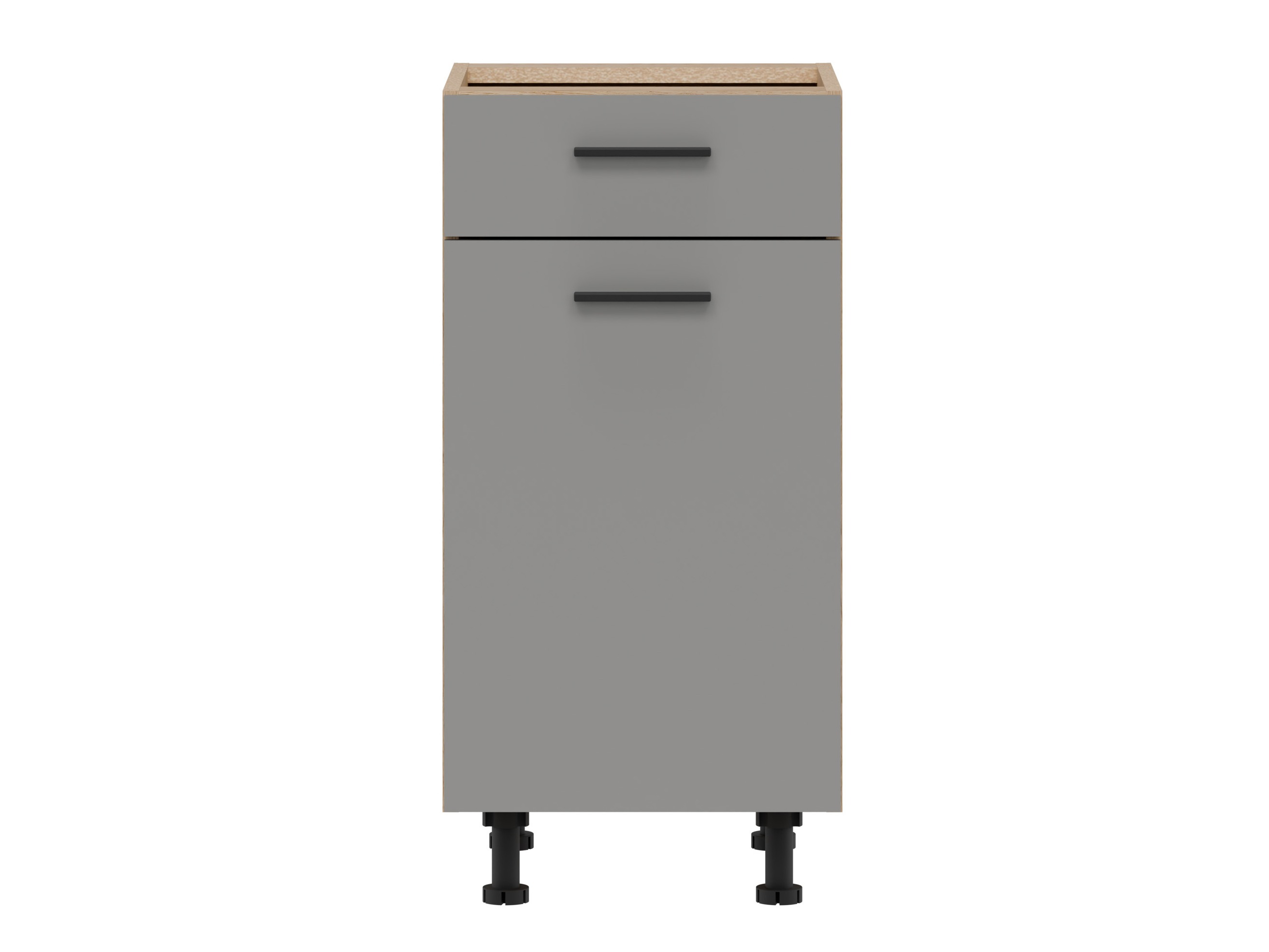 Armoire modulaire avec tiroirs et portes Ati Grey 102