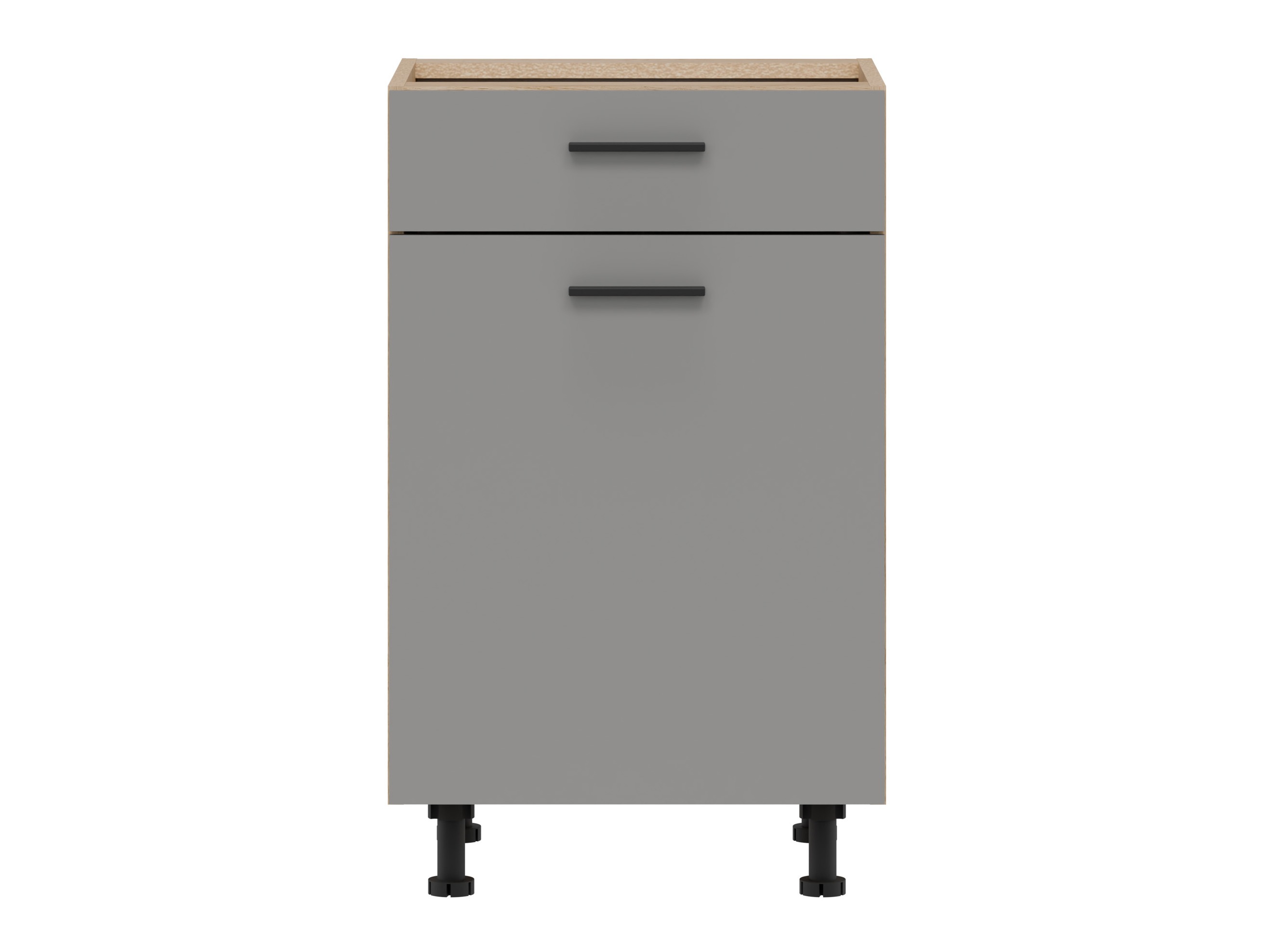 Armoire modulaire avec tiroirs et portes Ati Grey 104