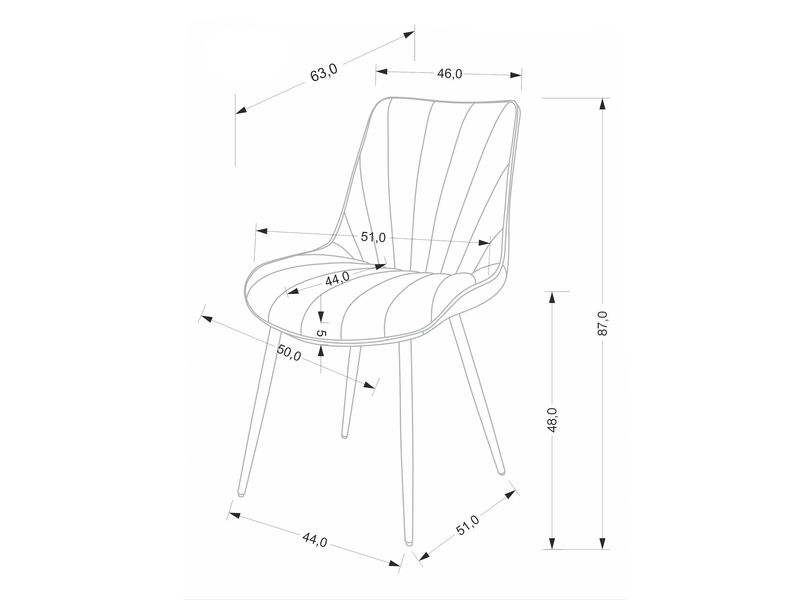 Chaise Houston 2071 (Beige)