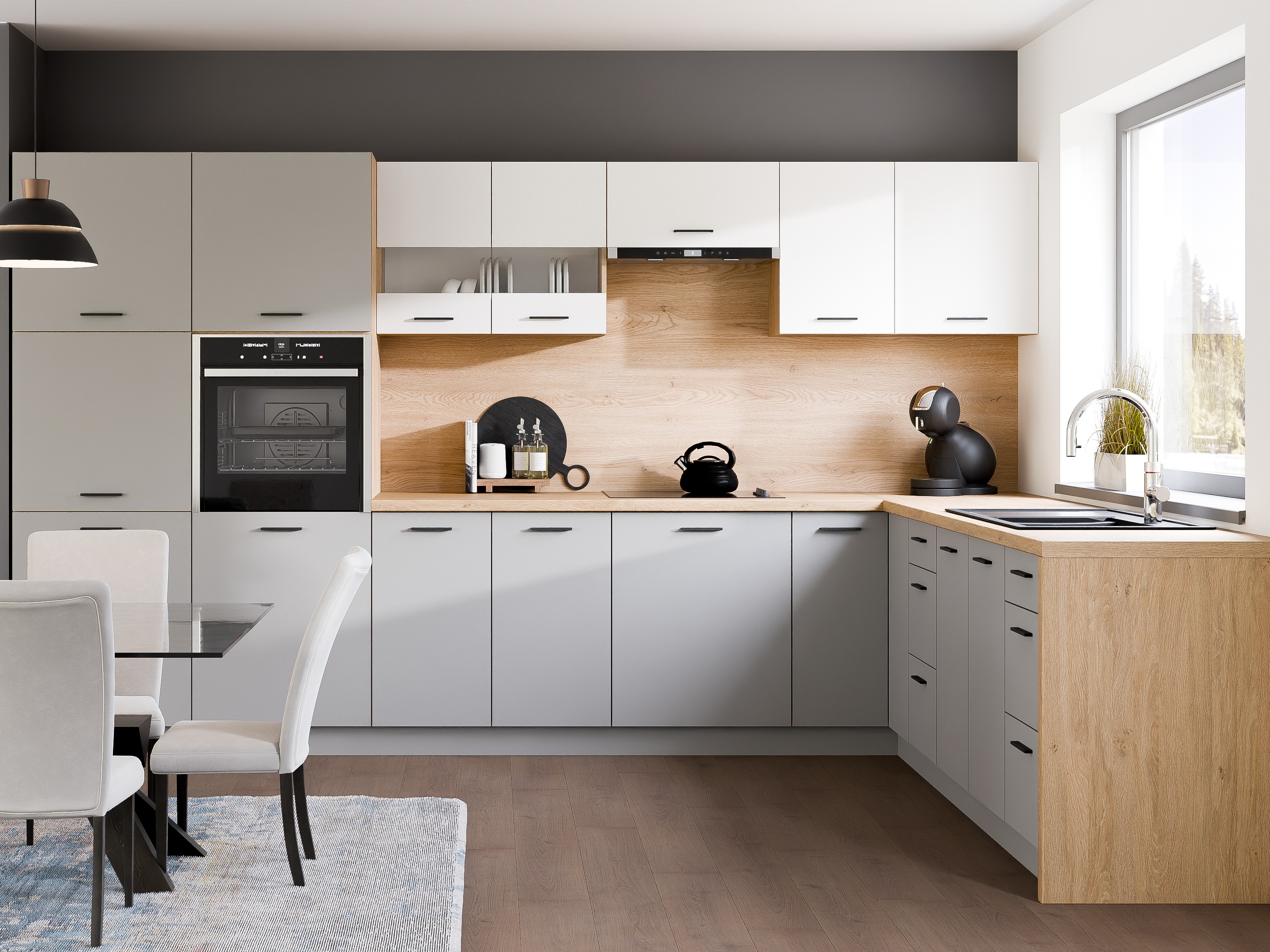 Armoire d'angle modulaire Ati Grey 112