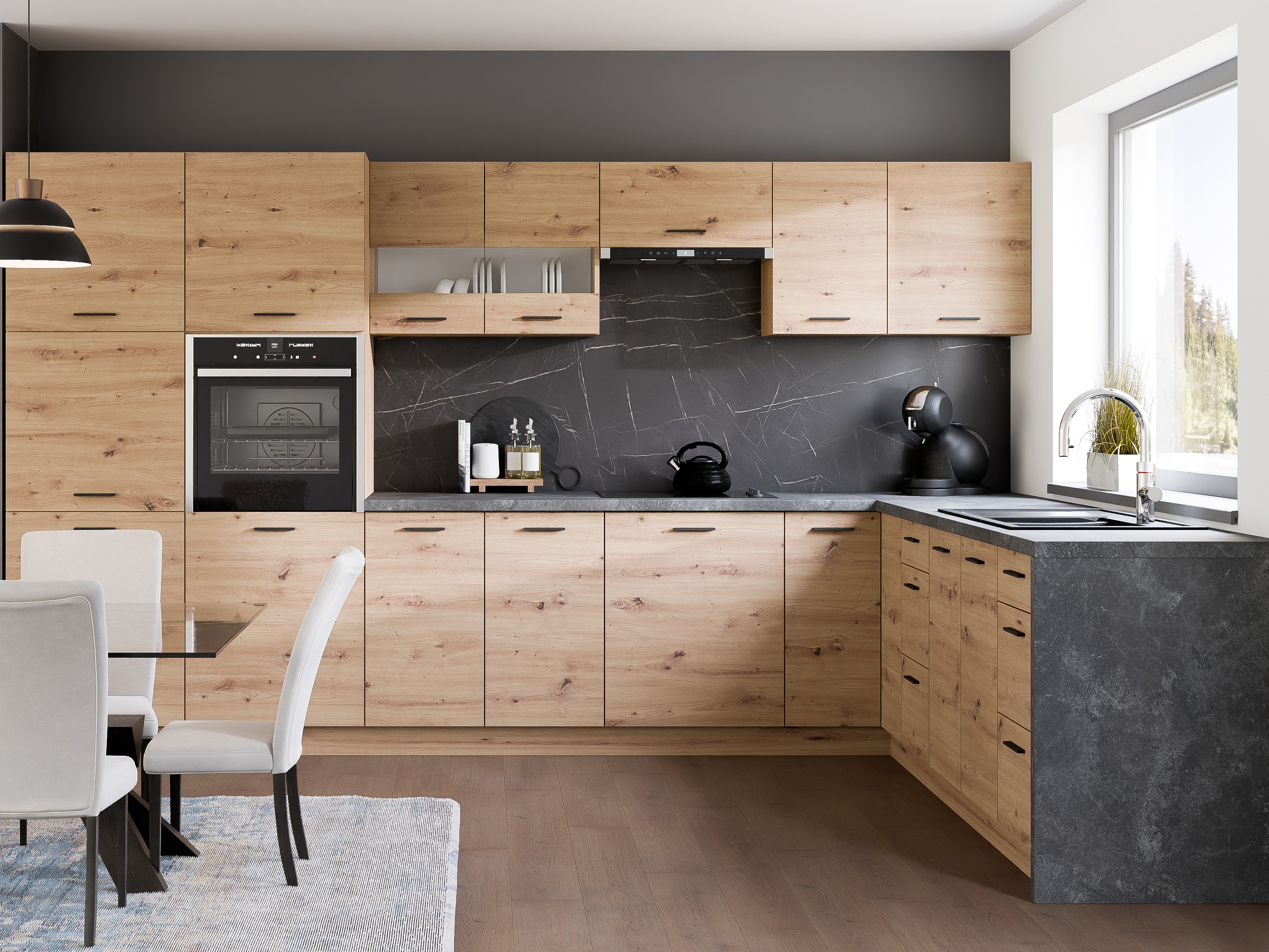 Armoire d'angle murale modulaire Ati Artisan 126