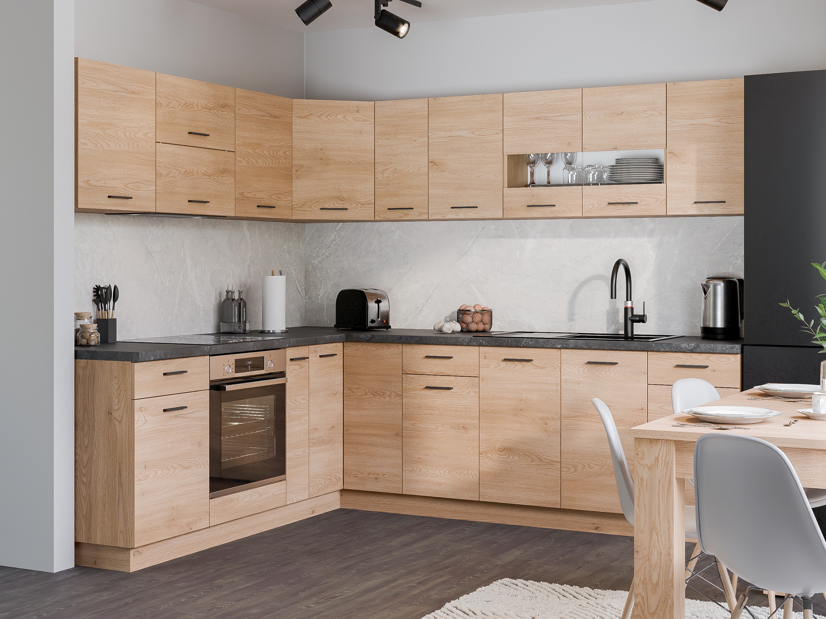 Armoire modulaire avec tiroirs et portes Ati Torro 116