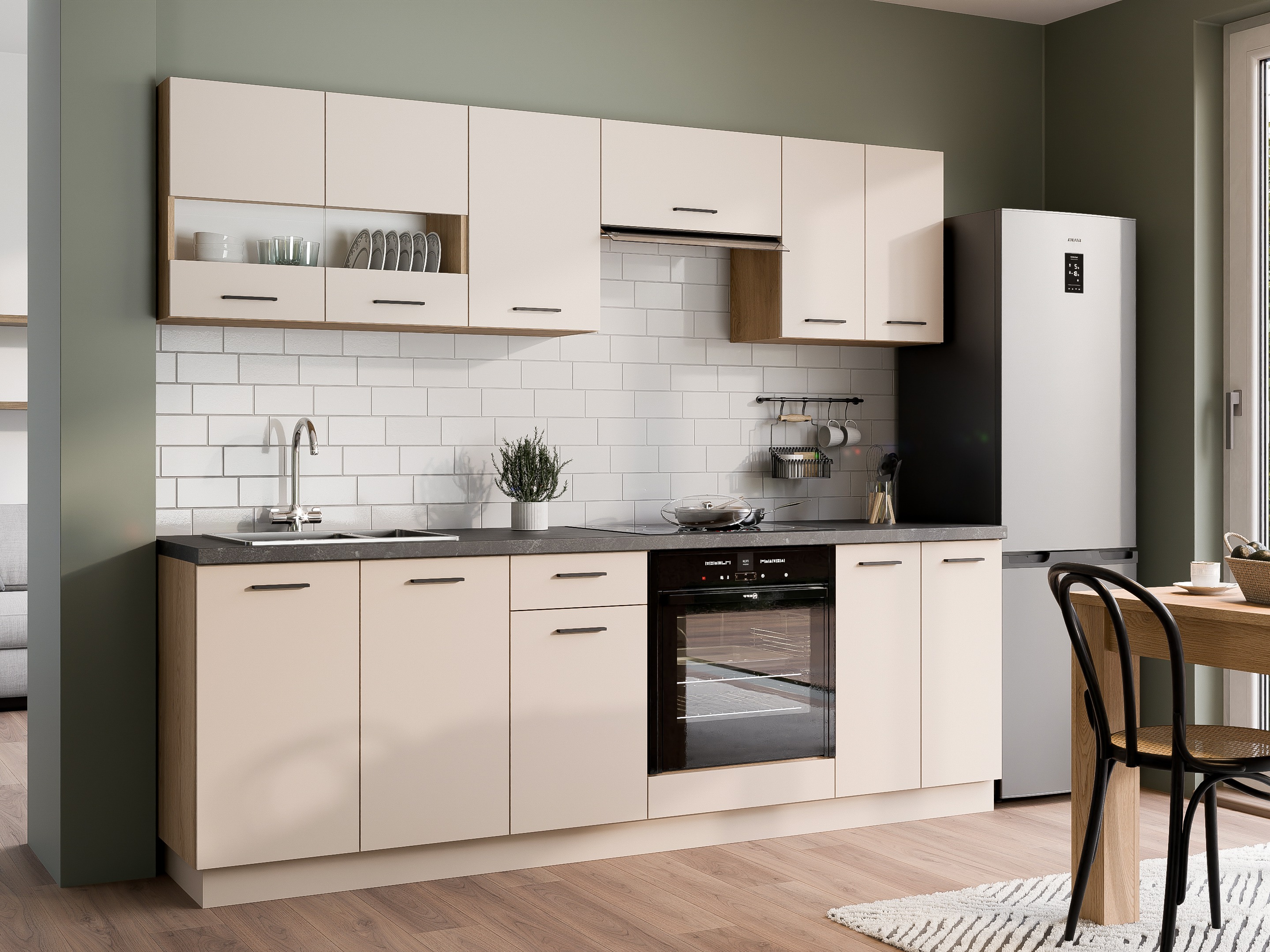 Armoire modulaire pour évier avec portes Ati Cashmere 122