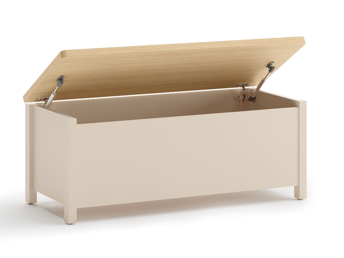 Boîte de rangement Romelbo 143 (Beige + Chêne)