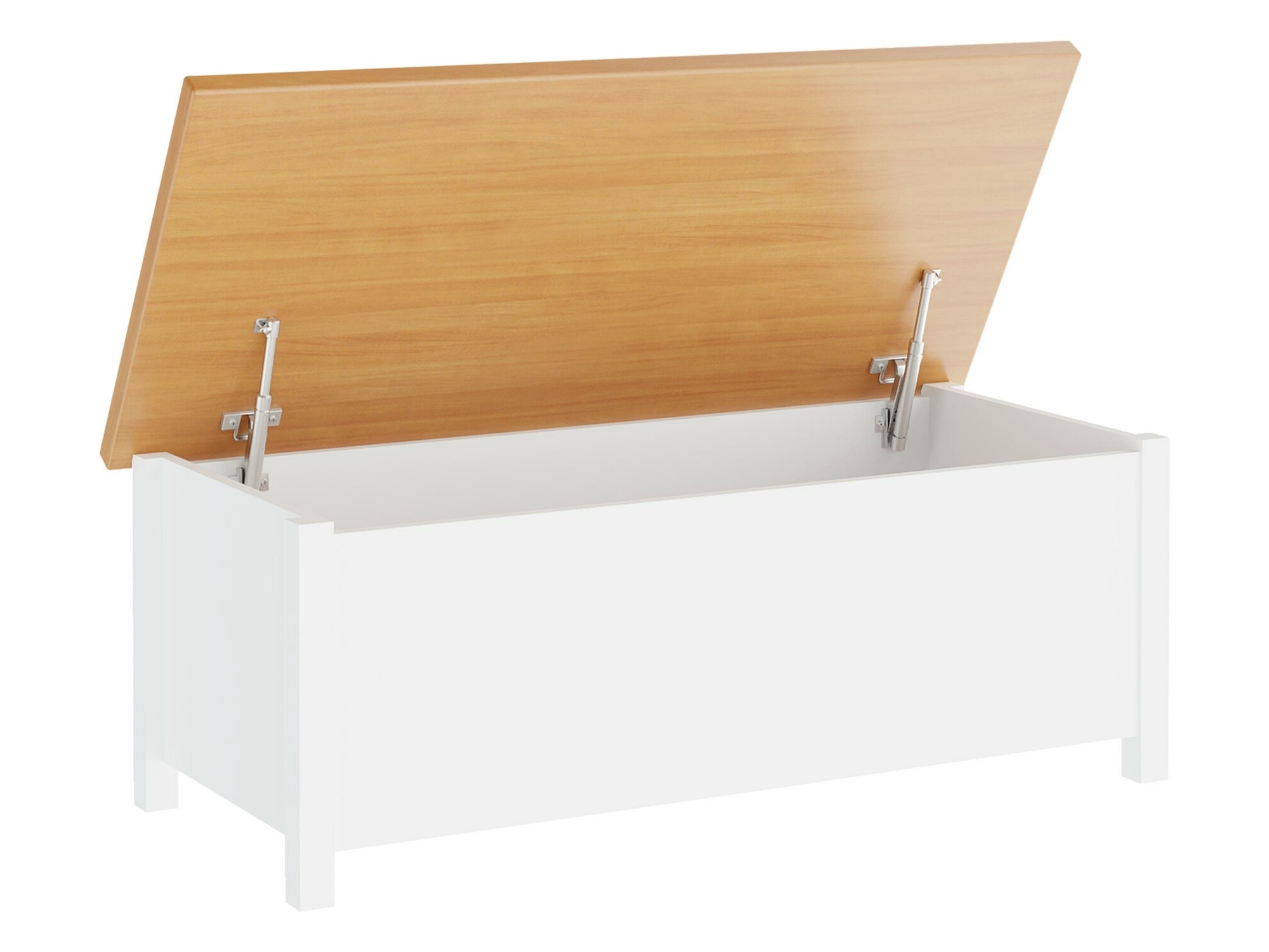 Boîte de rangement Romelbo 143 (Blanc + Chêne)