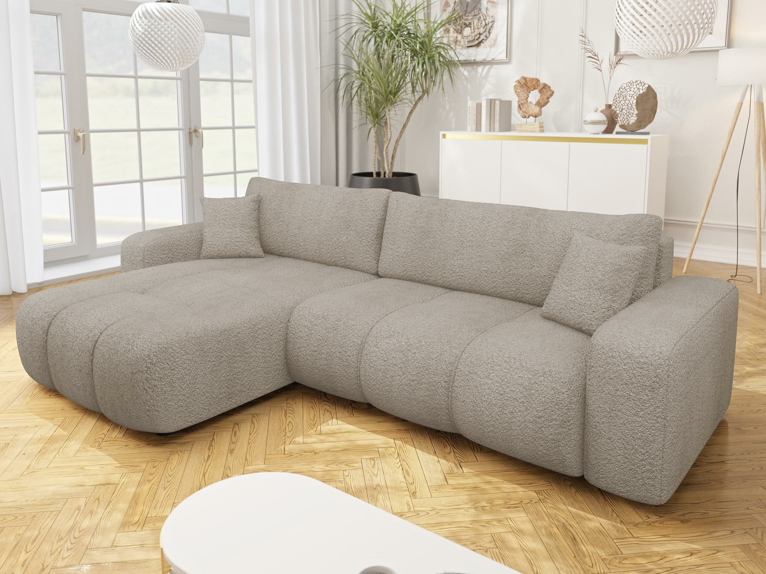 Canapé d'angle Comfivo Laurus I (Coral 50)