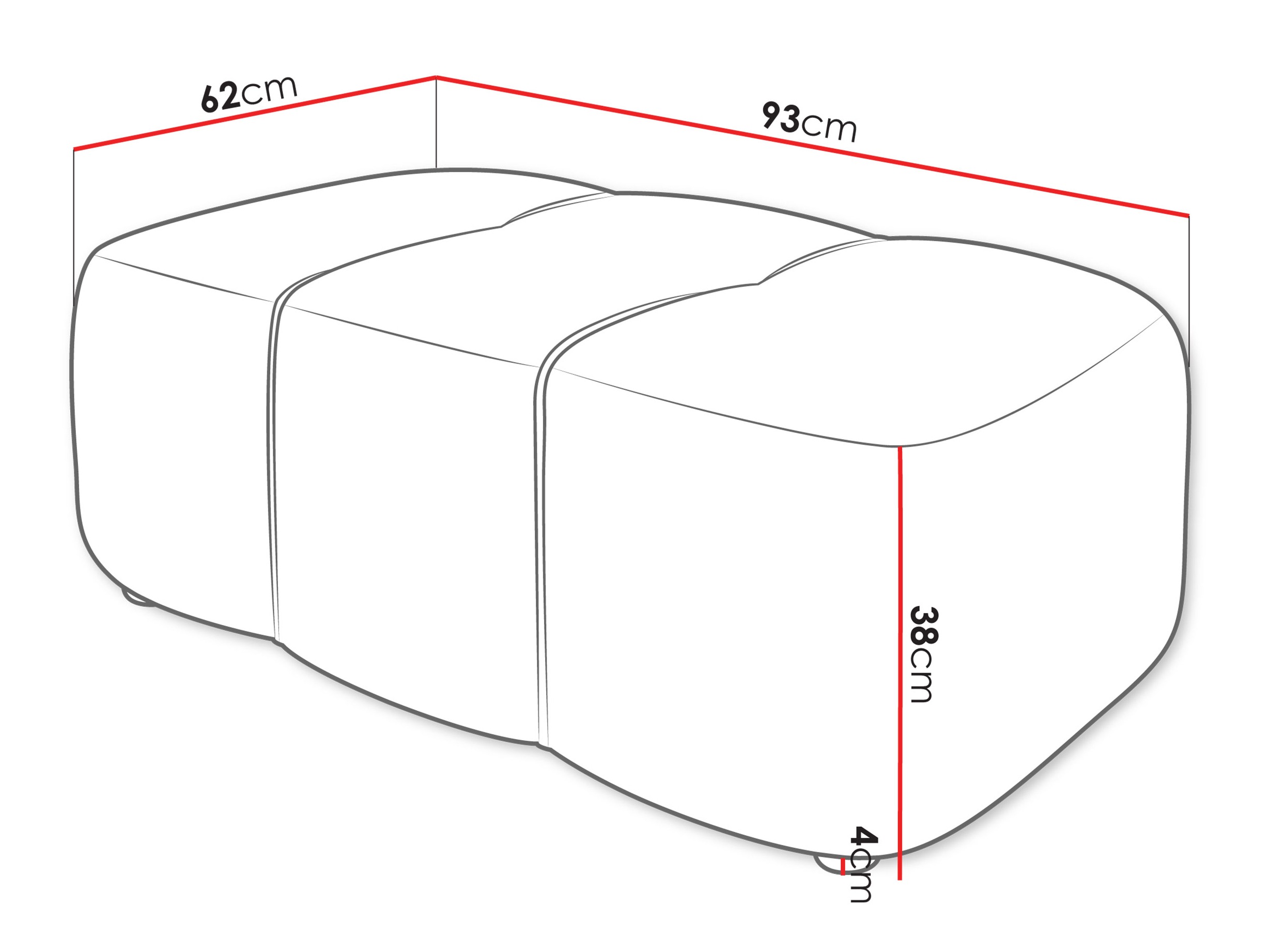 Banc rembourré Comfivo 472 (Velo 621)