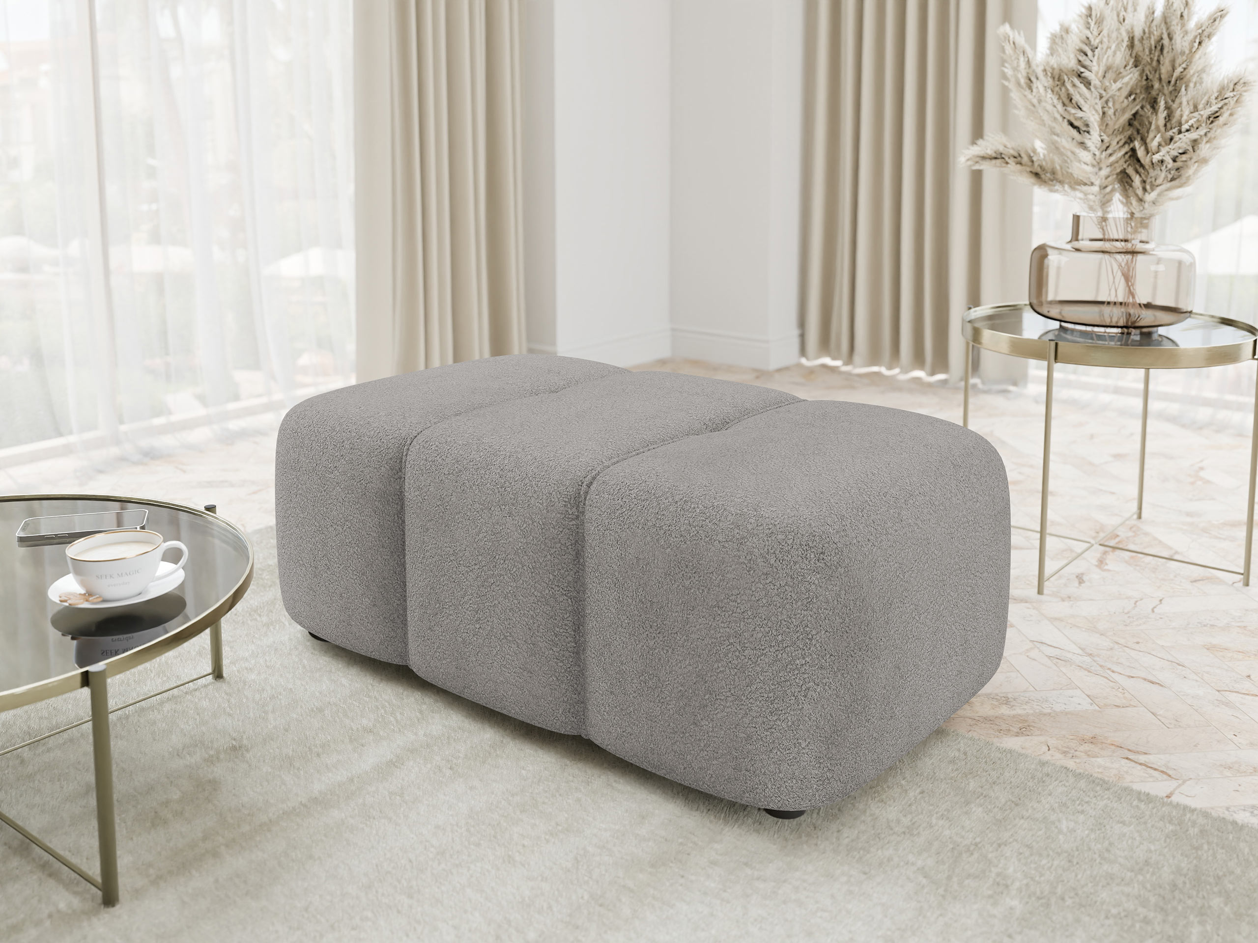 Banc rembourré Comfivo Laurus (Coral 75)