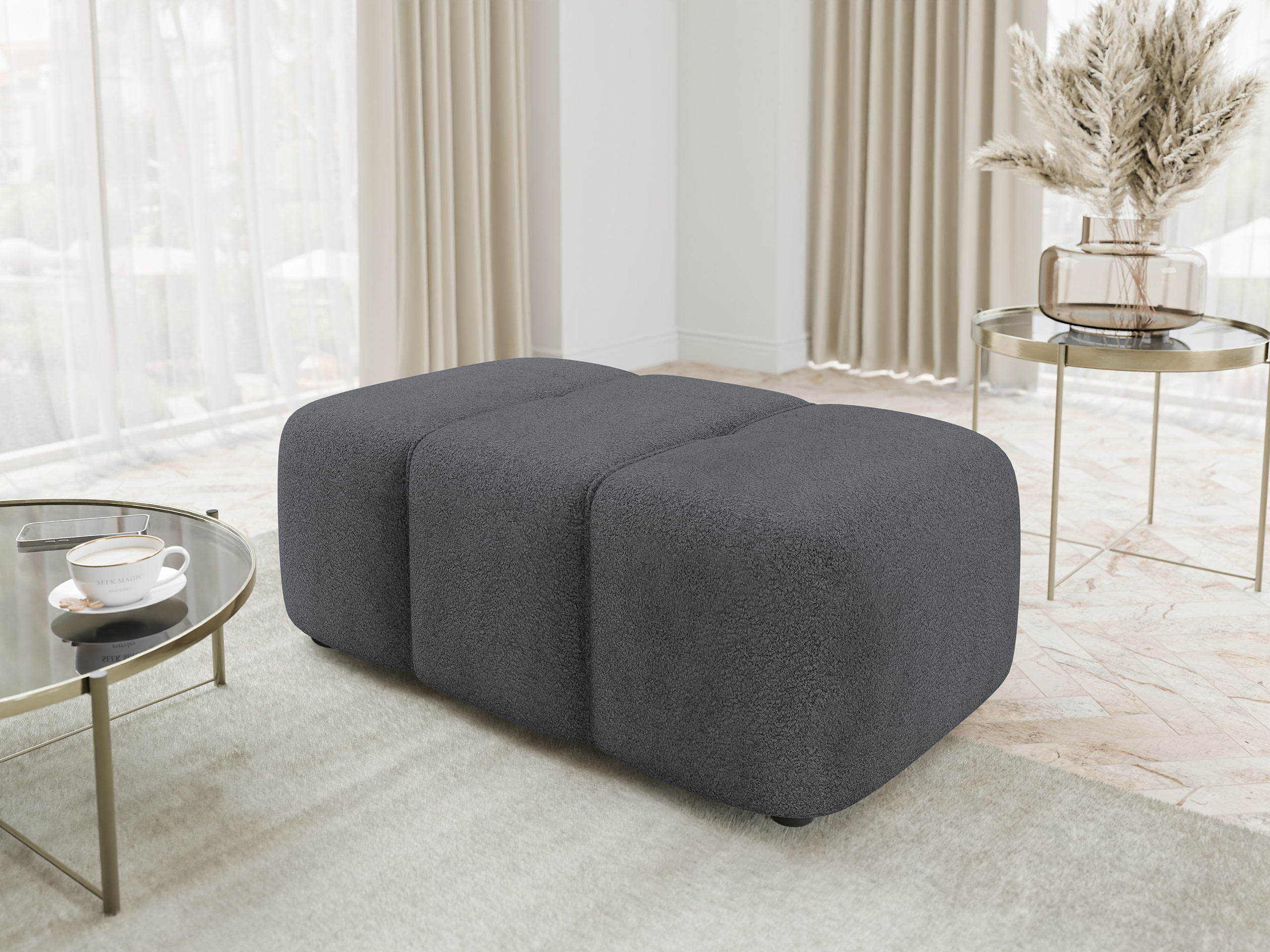 Banc rembourré Comfivo Laurus (Coral 80)