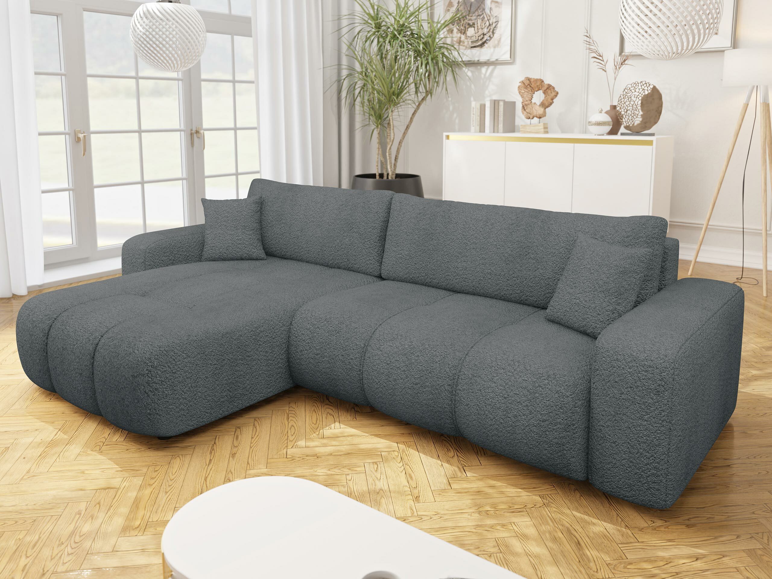 Canapé d'angle Comfivo Laurus I (Coral 80)