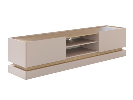 Meuble TV Comfivo Dalvenu 102 (Brun clair + Chêne)