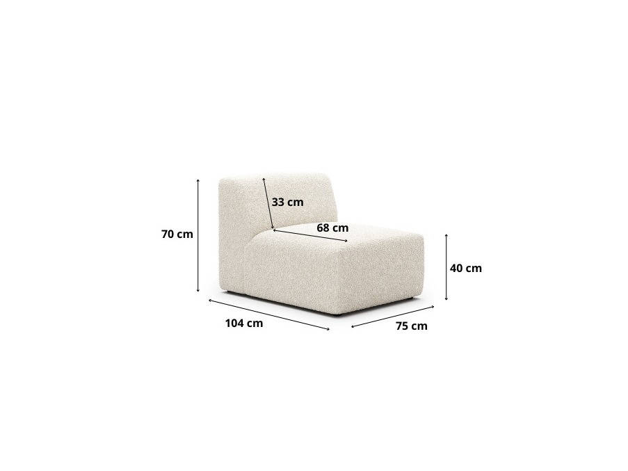 Fauteuil modulaire Romenoi 106 (Centaur 12)