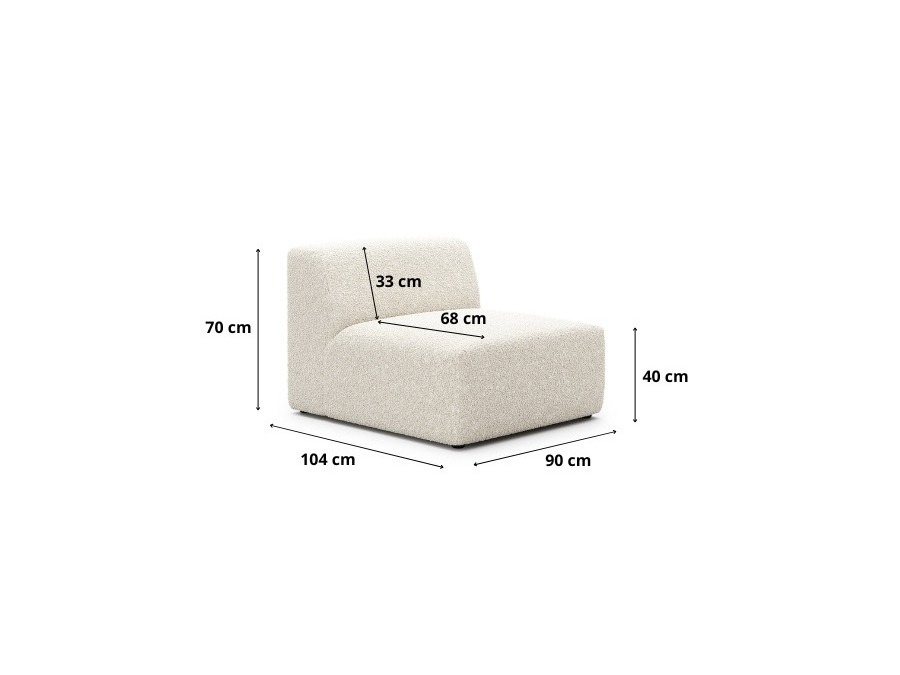Fauteuil modulaire Romenoi 108 (Centaur 01)