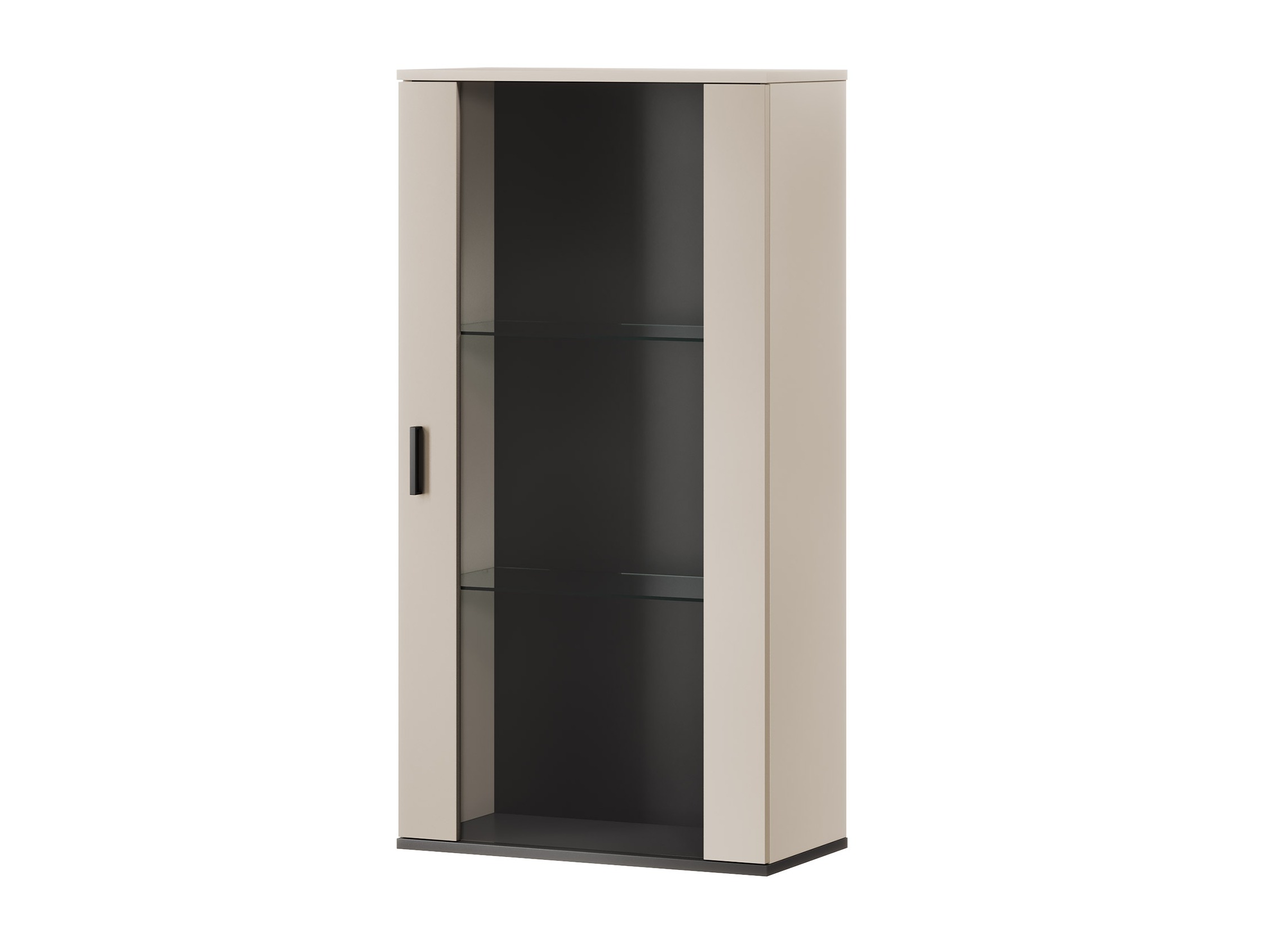 Armoire murale Tornola 103 (Cachemire + Noir)
