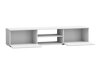 Meuble TV Tornola 101 (Blanc + Blanc brillant)