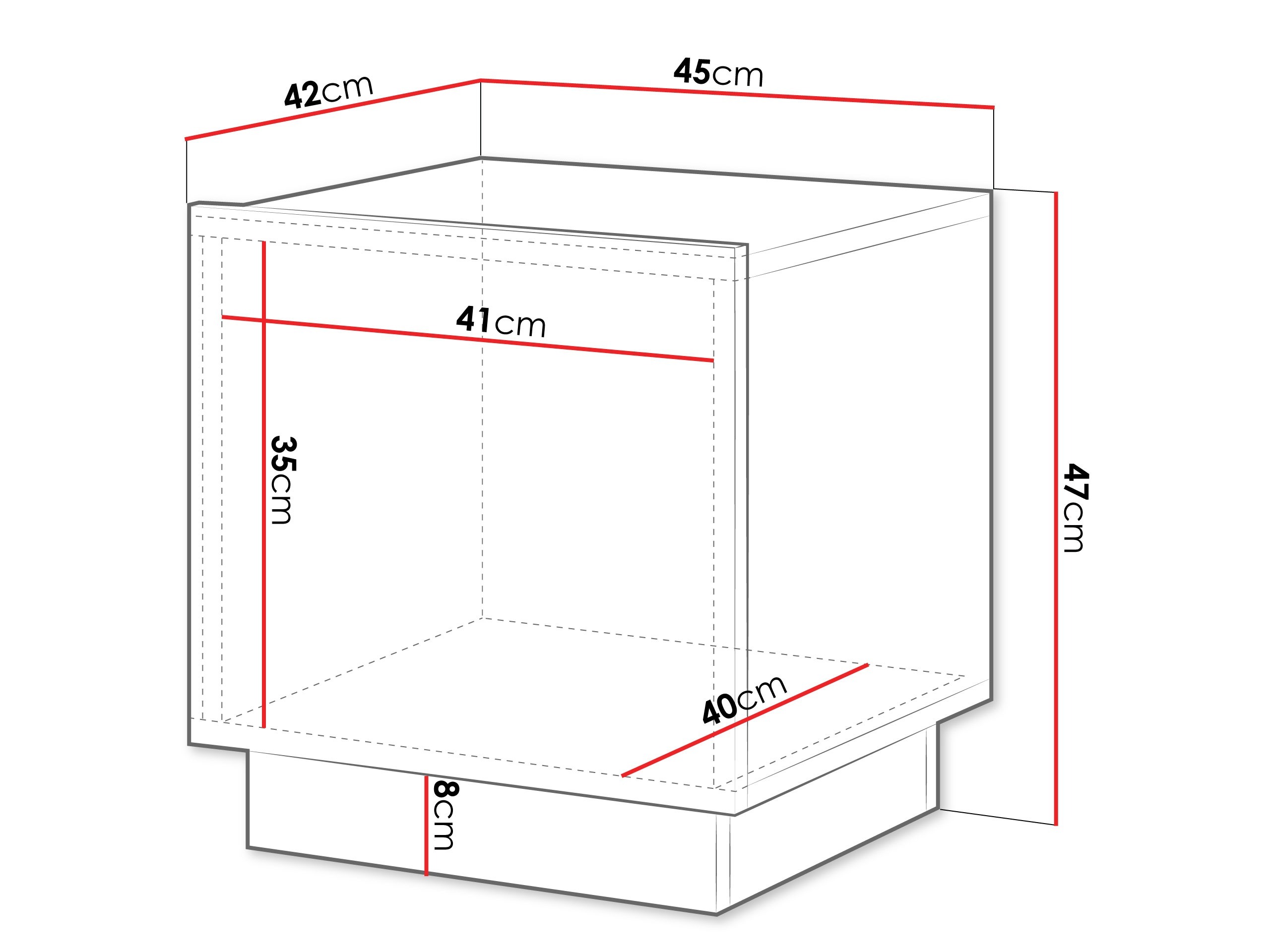 Ensemble de tables de chevet Lauror (Blanc)