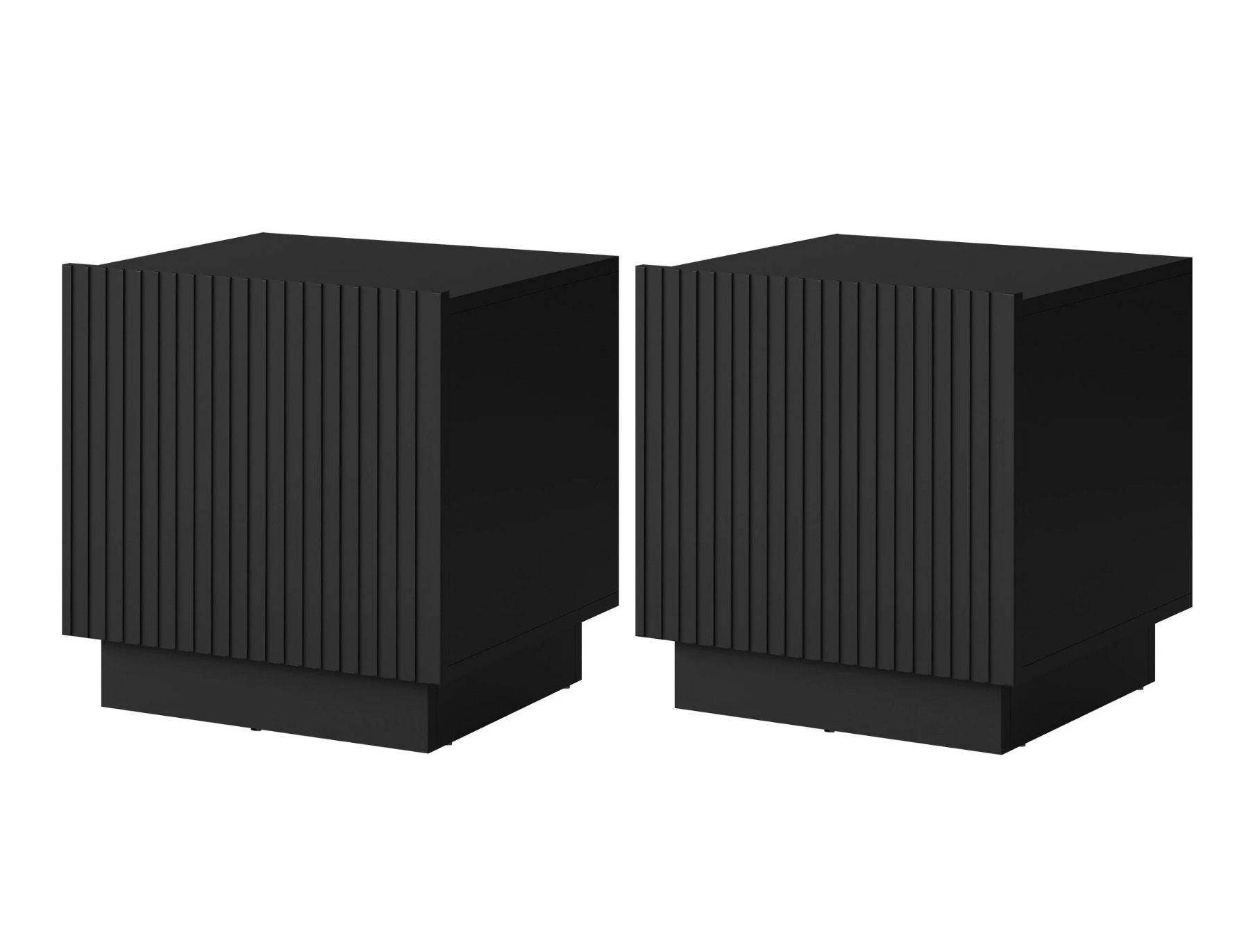 Ensemble de tables de chevet Lingua (Noir)