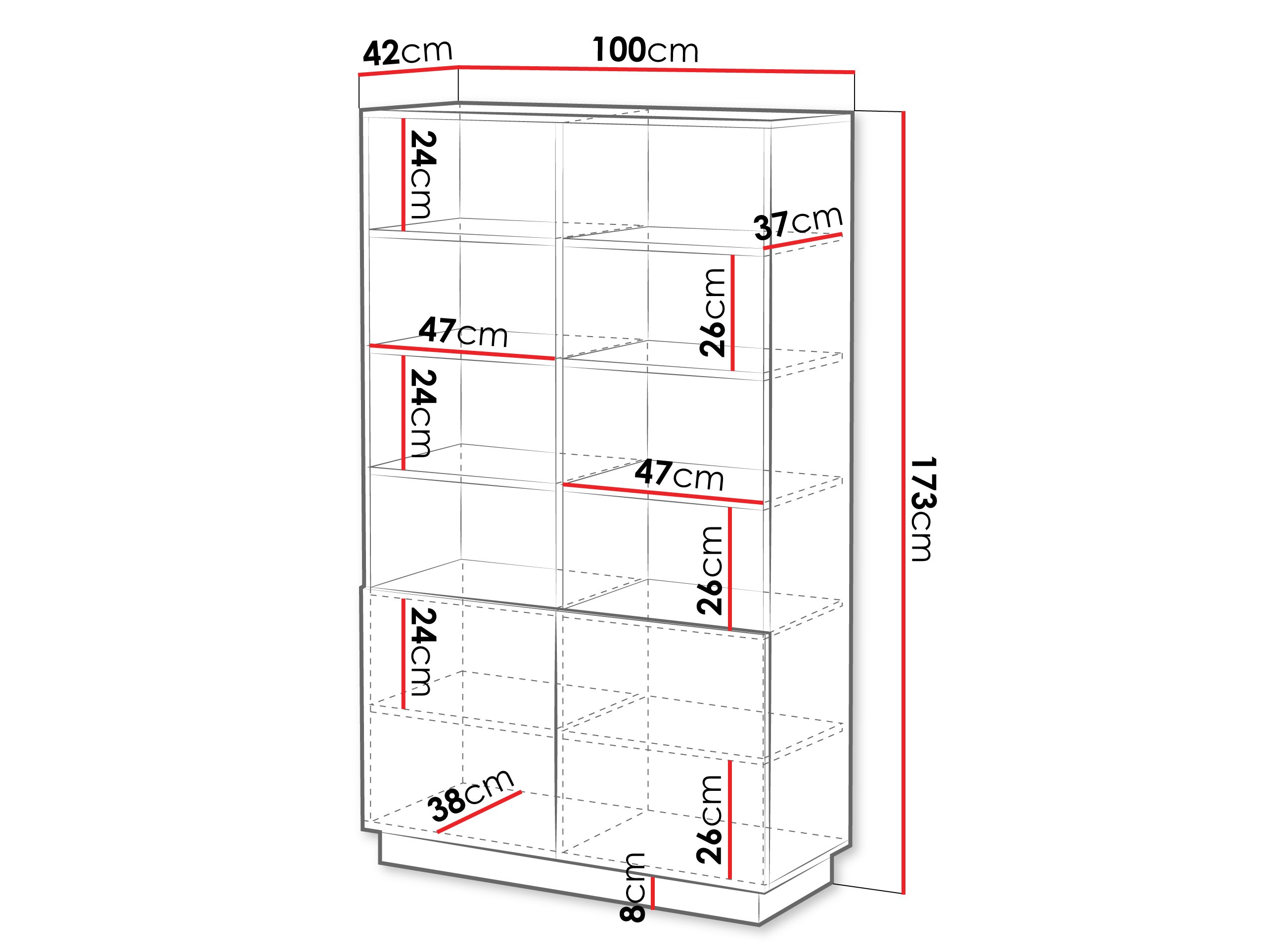 Étagère Lusonu 102 (Blanc)
