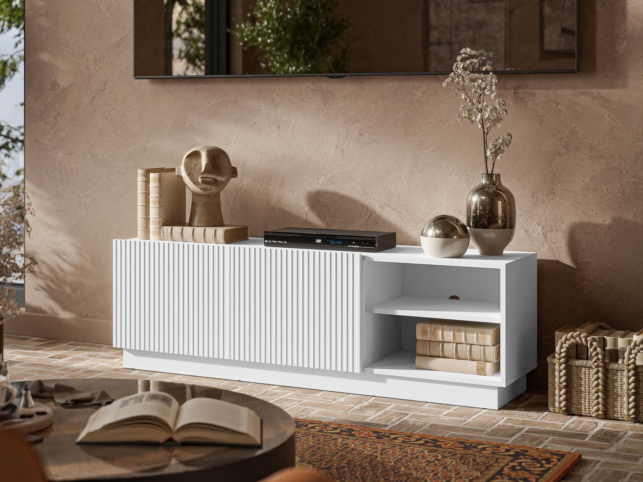 Meuble TV Lingua (Blanc)