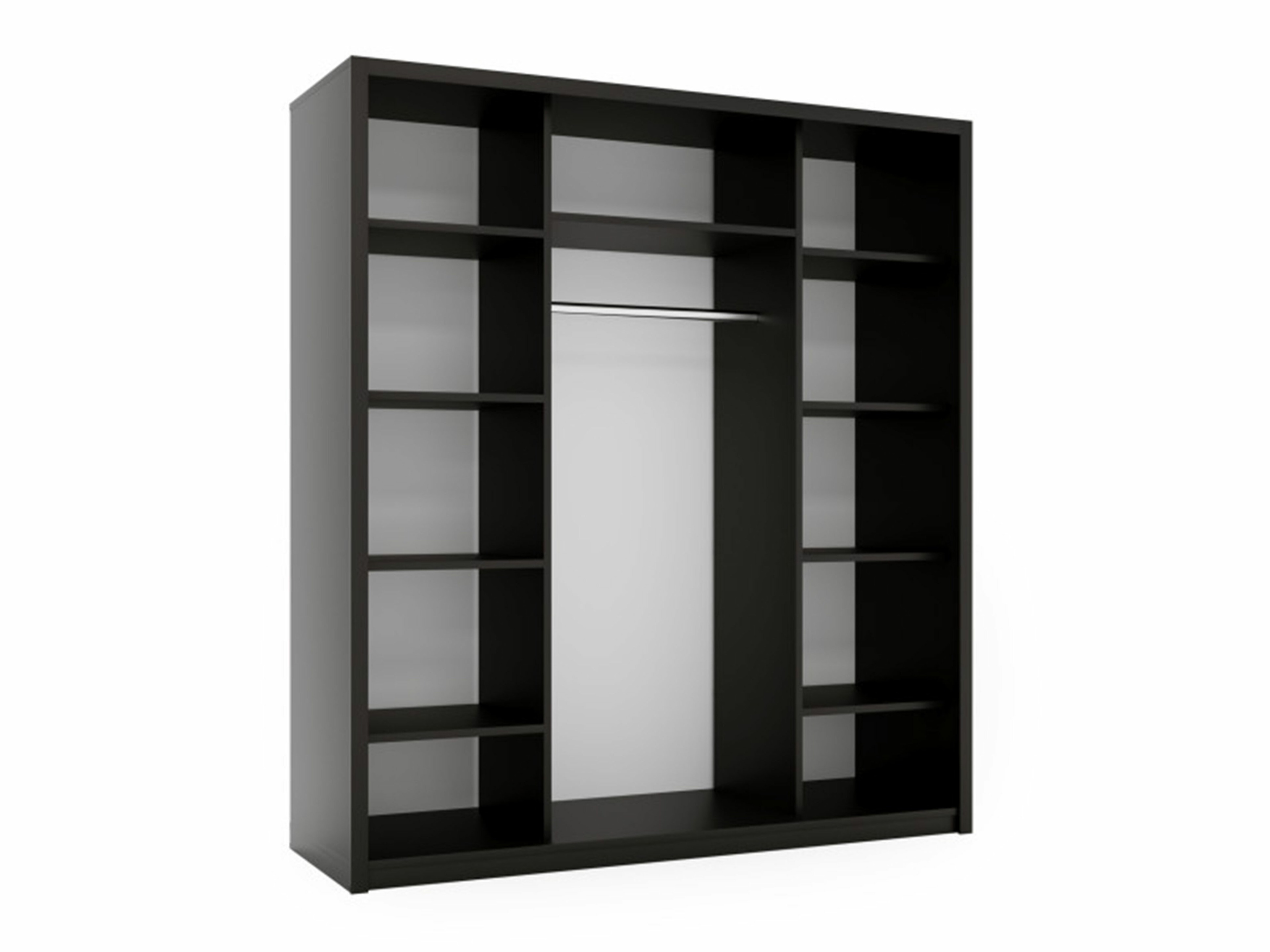 Armoire Murrieta 192 (Noir + Jaune)