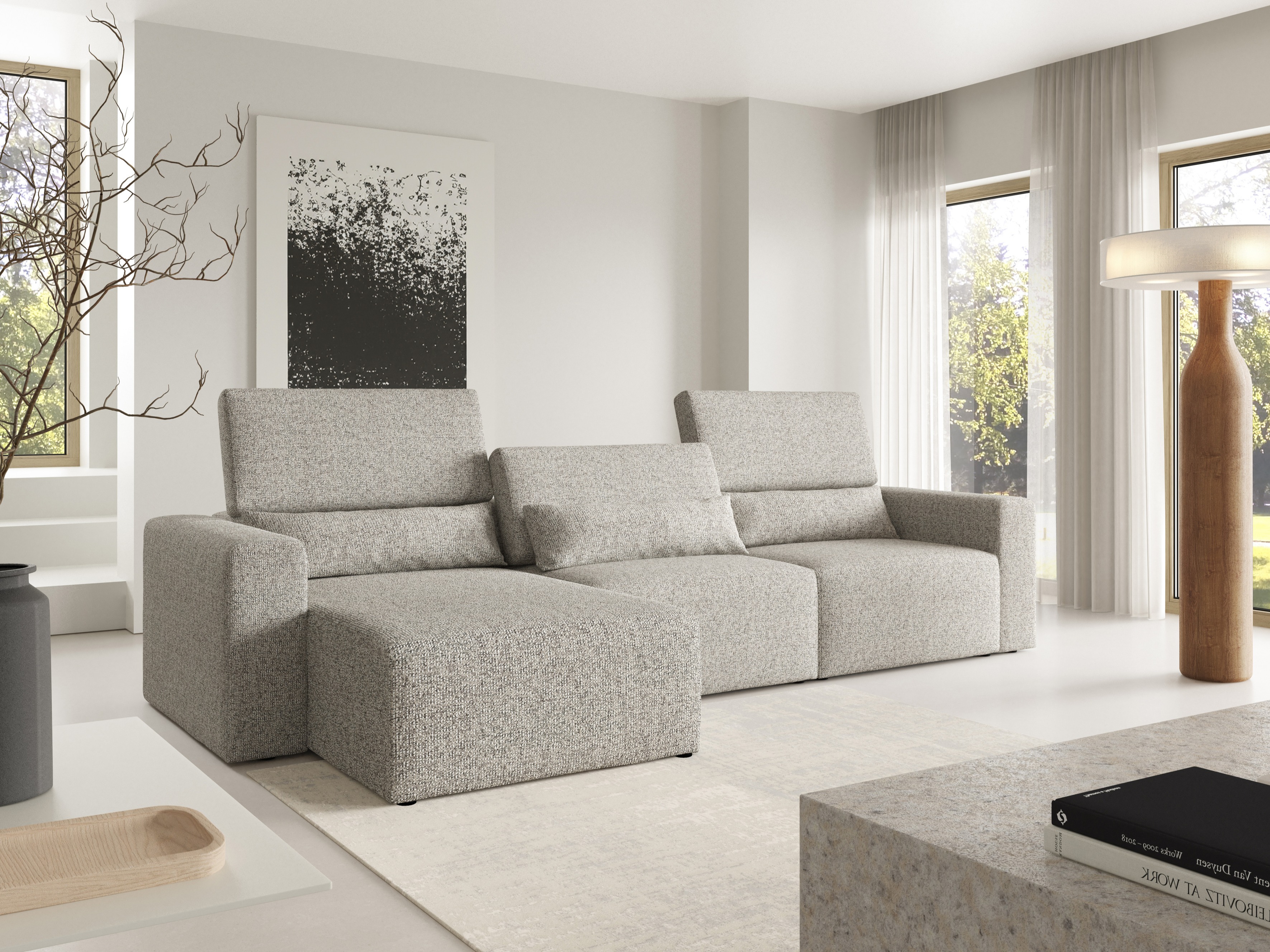 Canapé d'angle modulaire Virorle 100 (Puente 09)