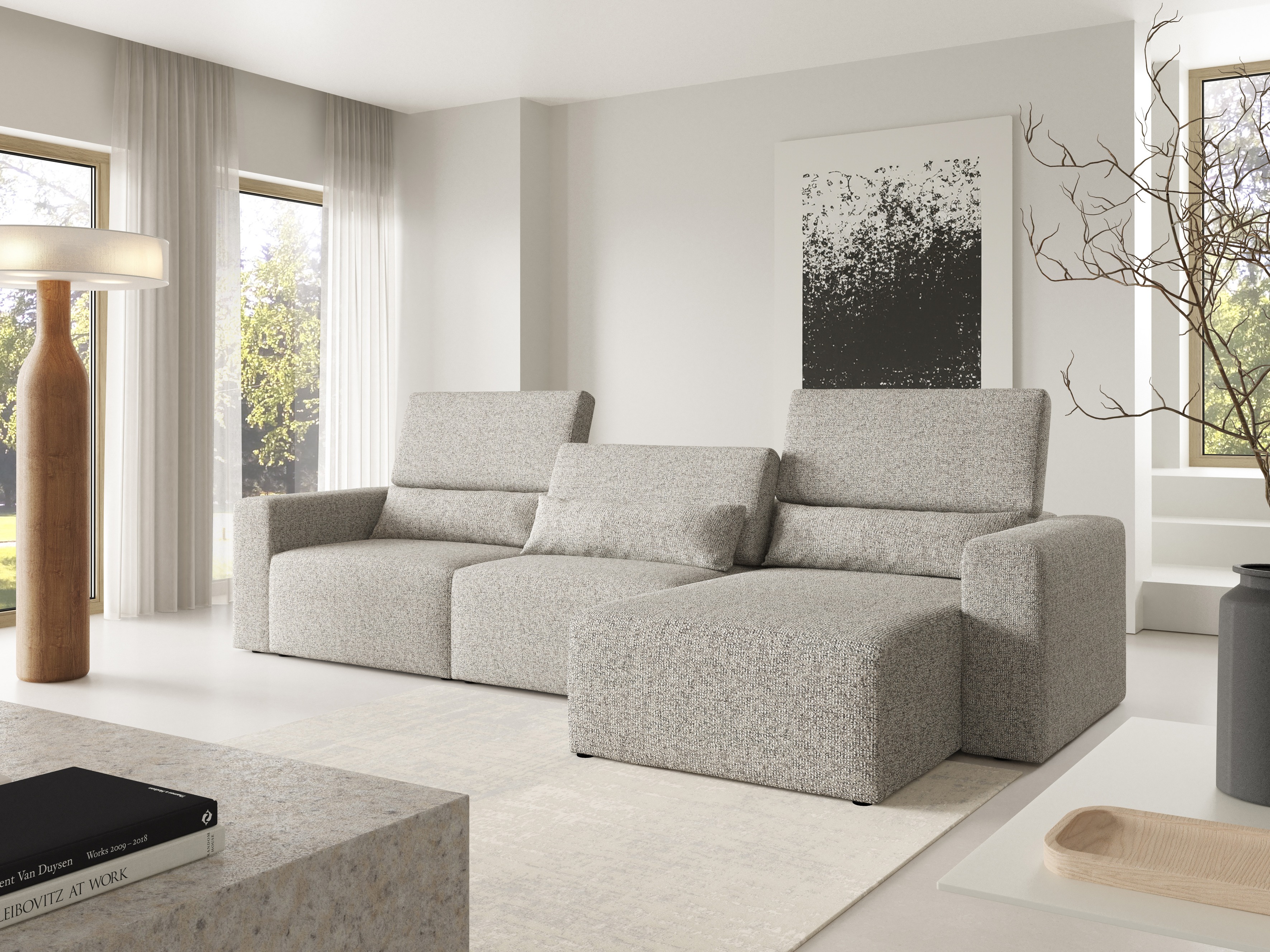 Canapé d'angle modulaire Virorle 100 (Puente 09)