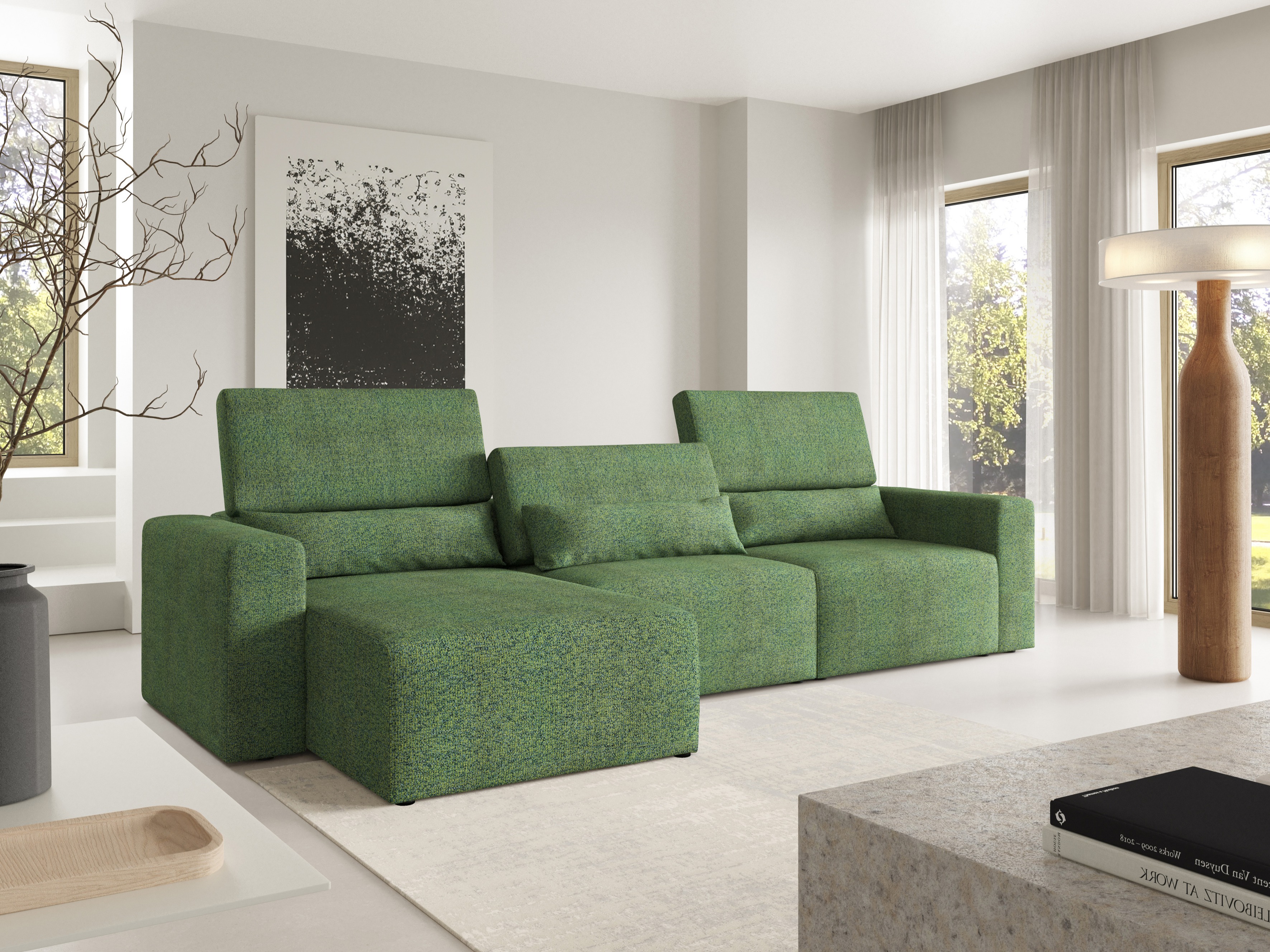 Canapé d'angle modulaire Virorle 100 (Puente 34)