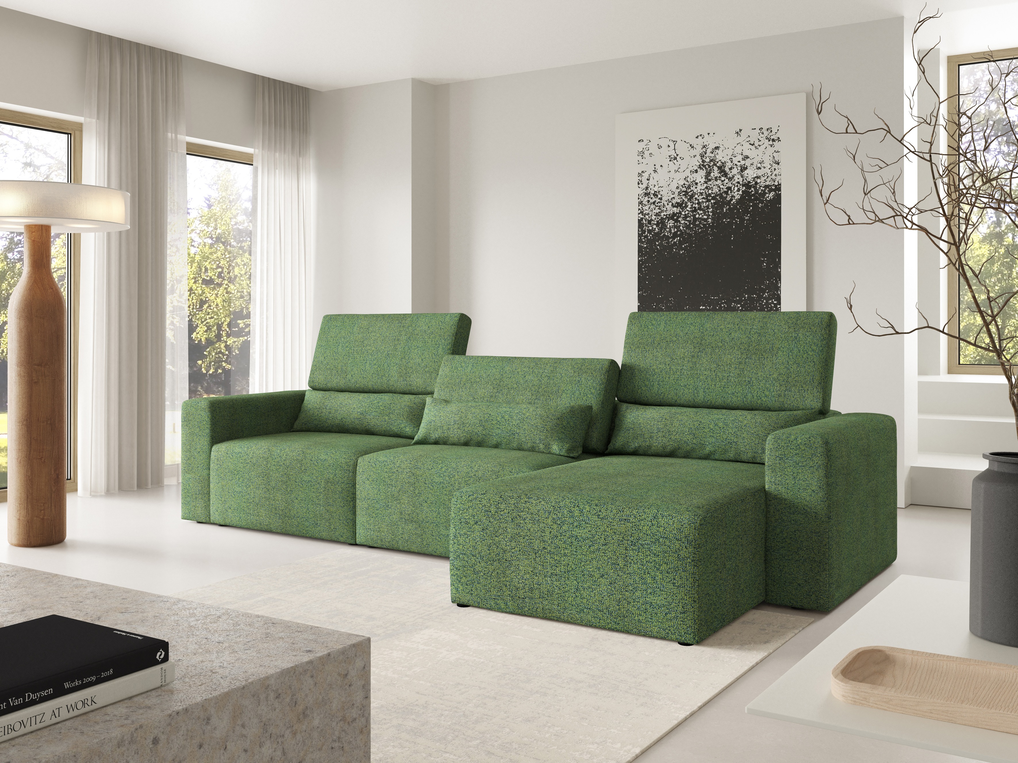 Canapé d'angle modulaire Virorle 100 (Puente 34)