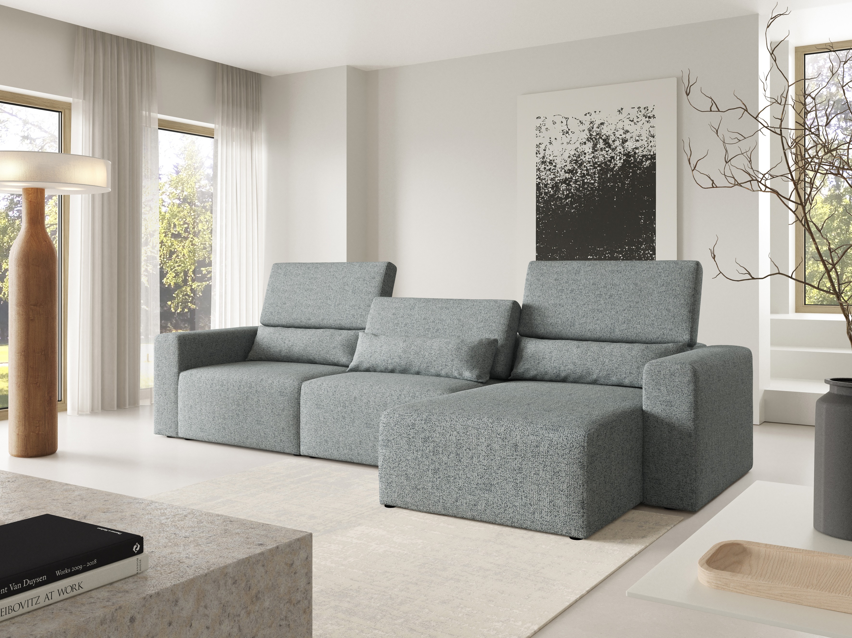 Canapé d'angle modulaire Virorle 100 (Puente 92)