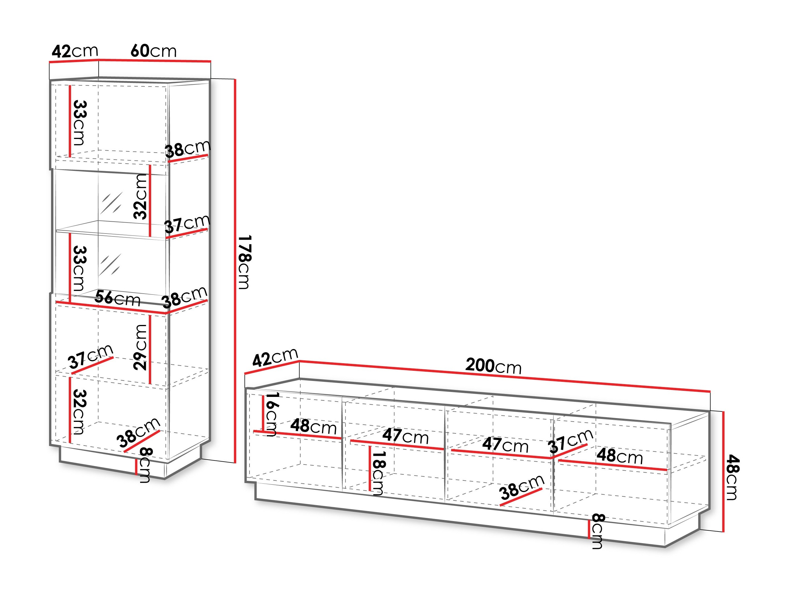Ensemble de salon Lingua (Blanc)