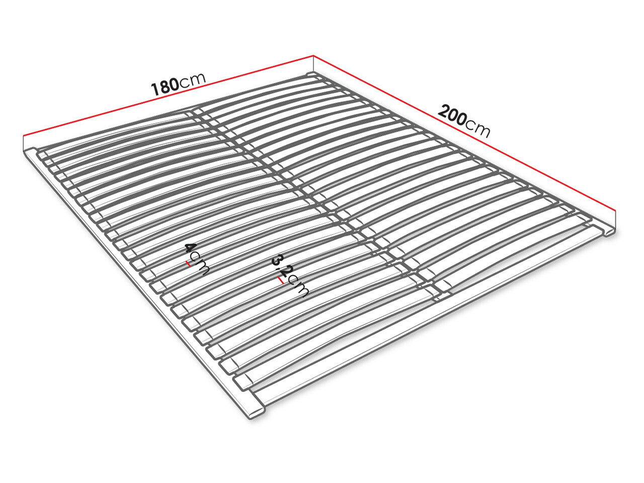 Sommier à lattes Dayton 117