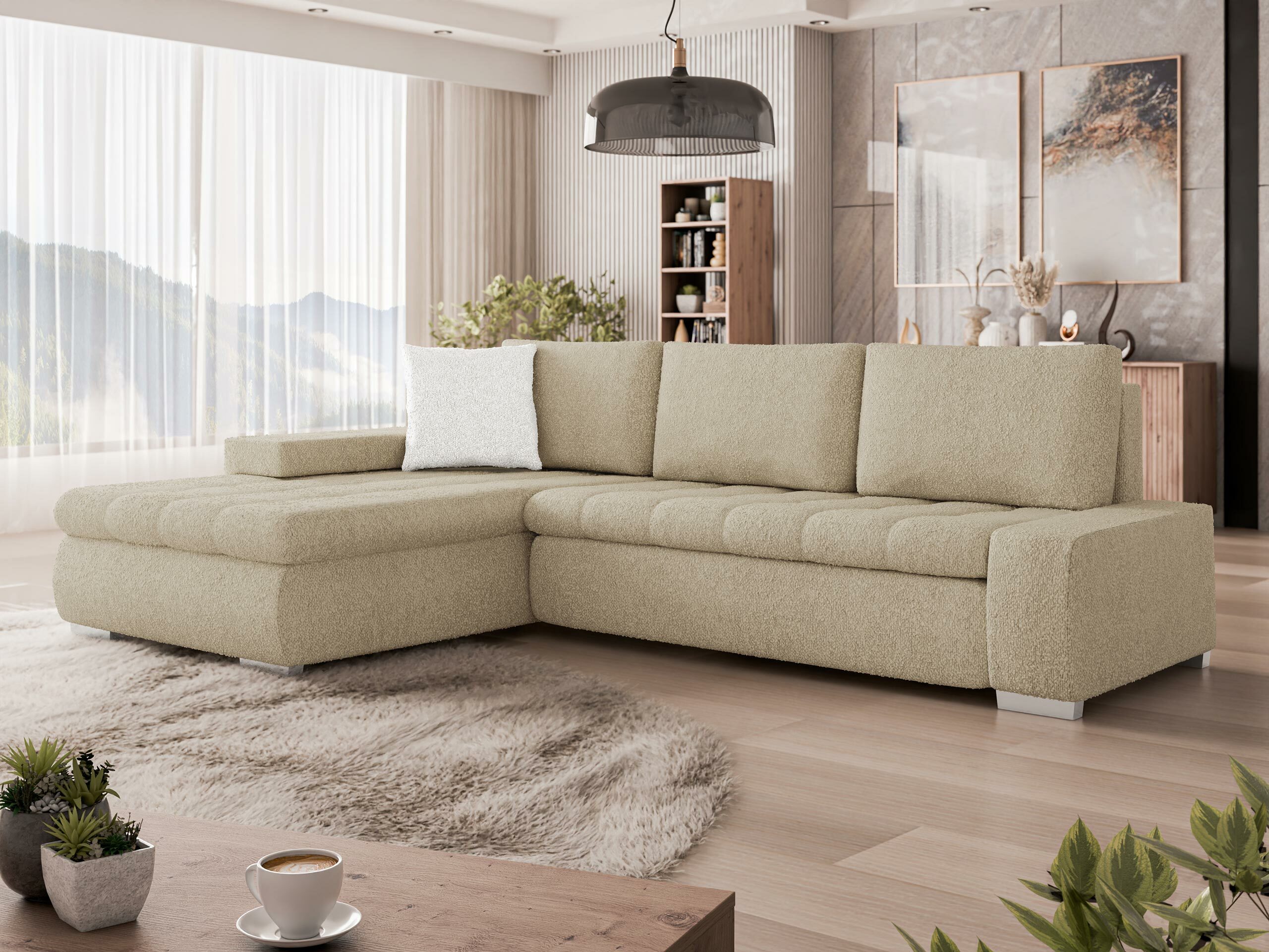 Canapé d'angle Comfivo Nitor IV (Boucle Baloo 2074 + Boucle Baloo 2073)