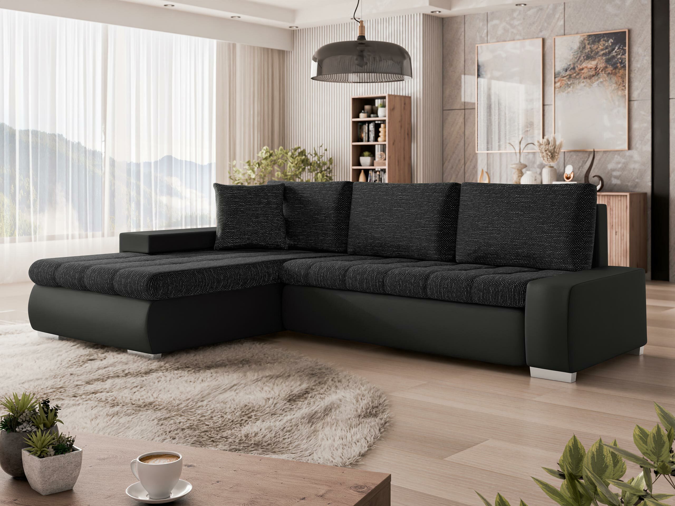 Canapé d'angle Comfivo Nitor (Soft 011 + Lawa 06)