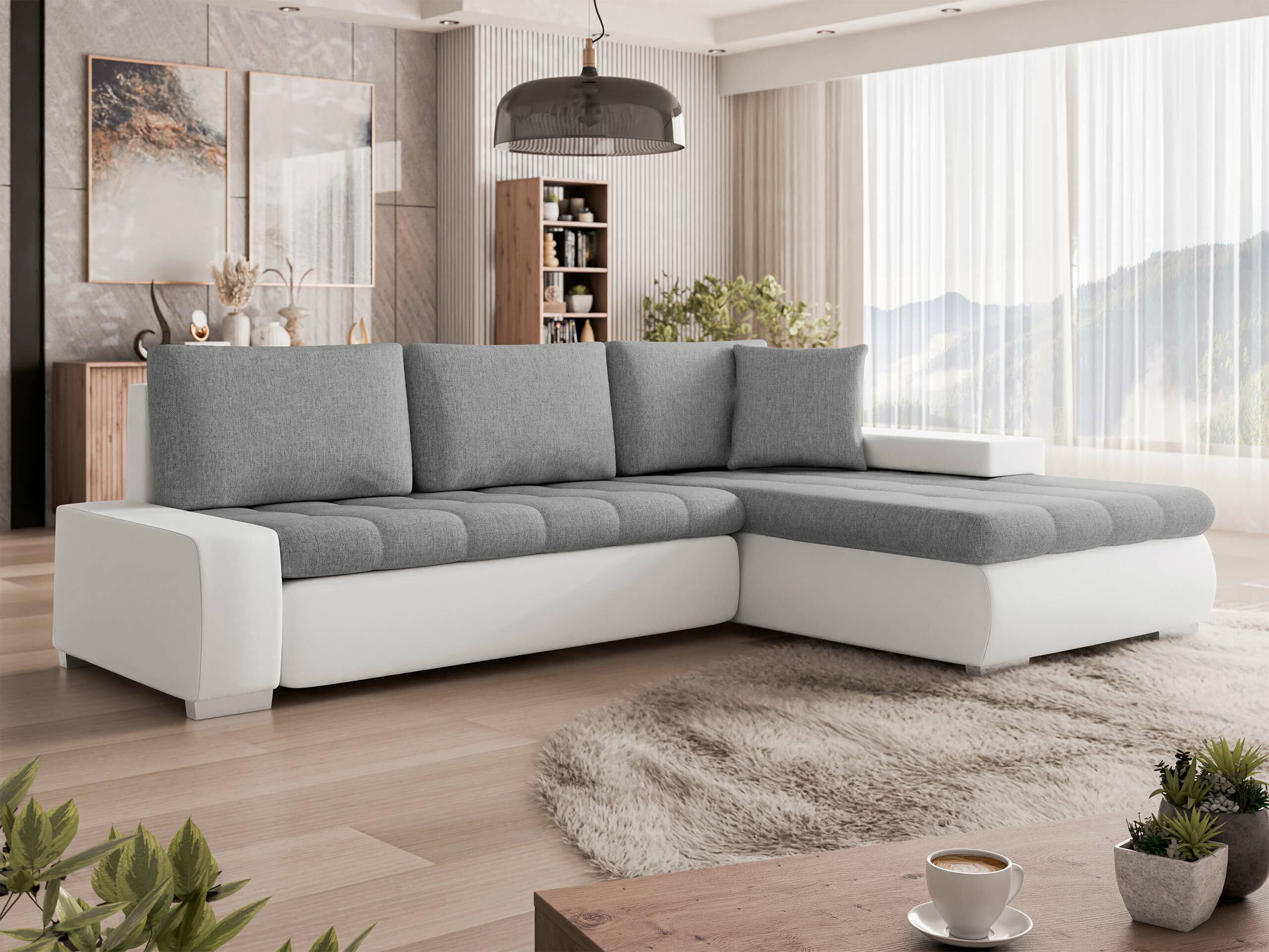 Canapé d'angle Comfivo Nitor (Soft 017 + Soul 17)