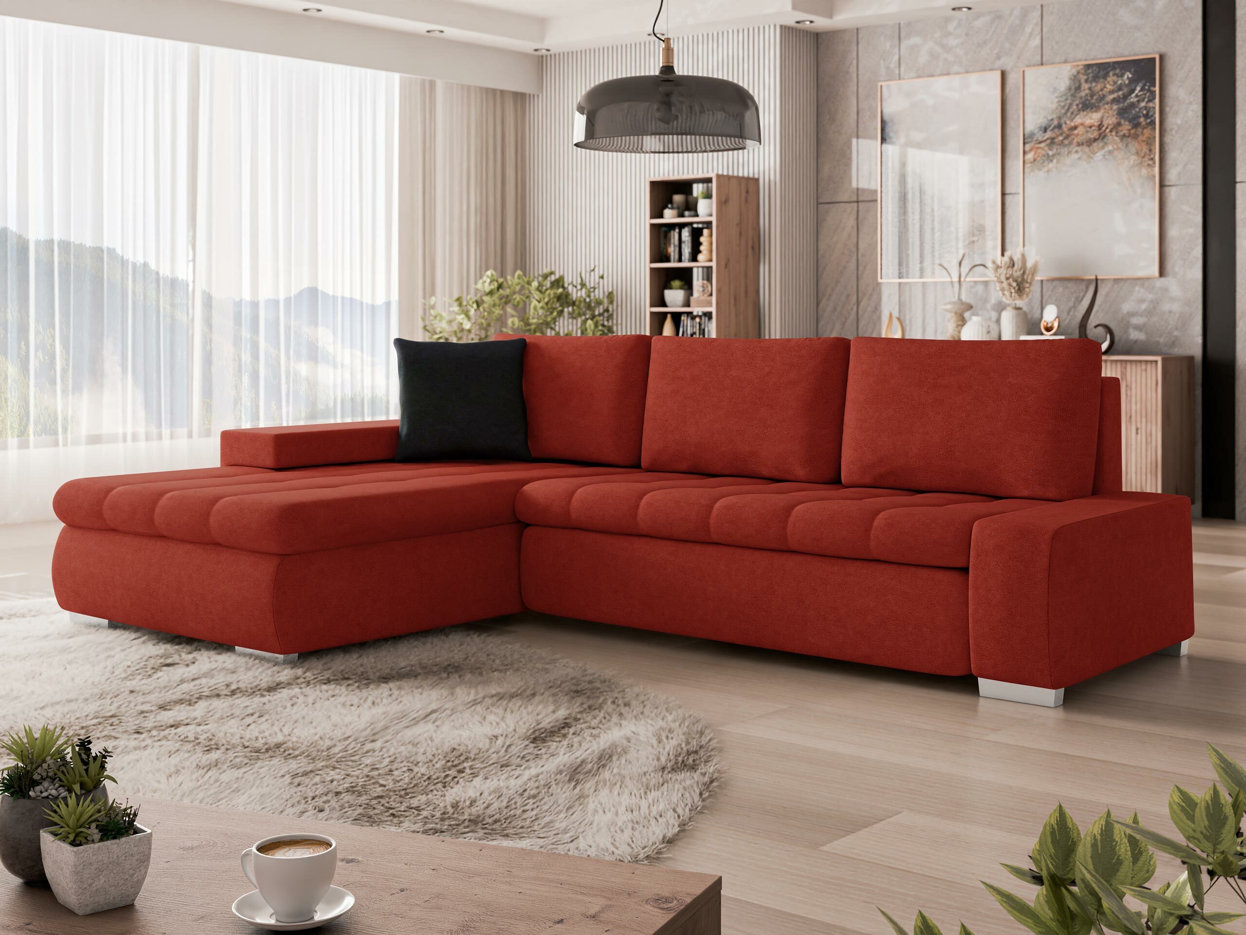 Canapé d'angle Comfivo Nitor (Uttario Velvet 2964 + Uttario Velvel 2980)